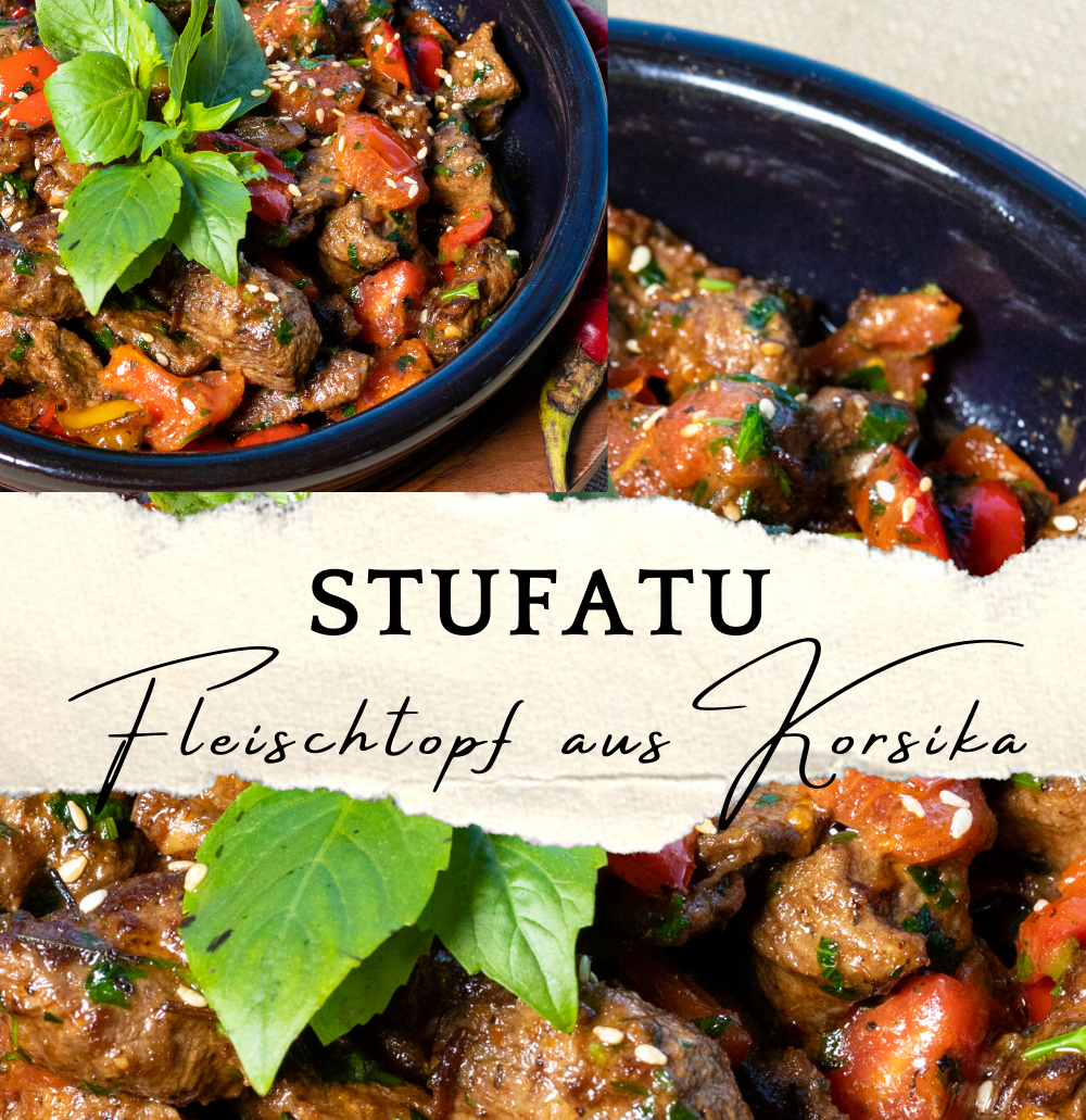 Stufatu corse - Fleischtopf - corsisch Stufatu corse - Eintopf mit Fleisch
