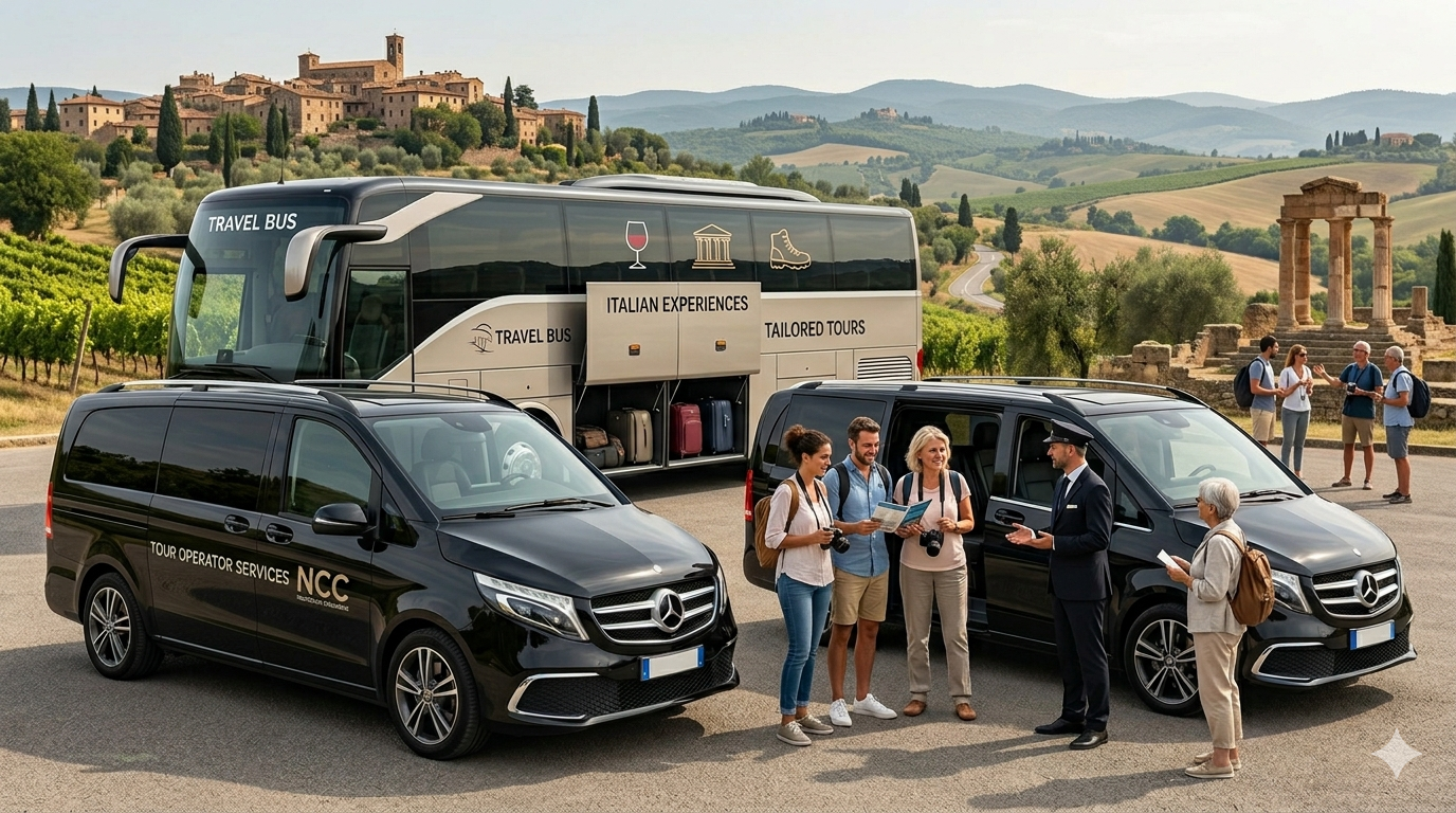 Van e Bus utilizzati da tour operator in Italia