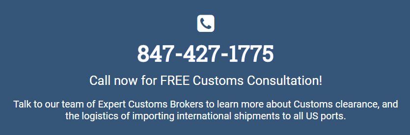Call Customs Broker