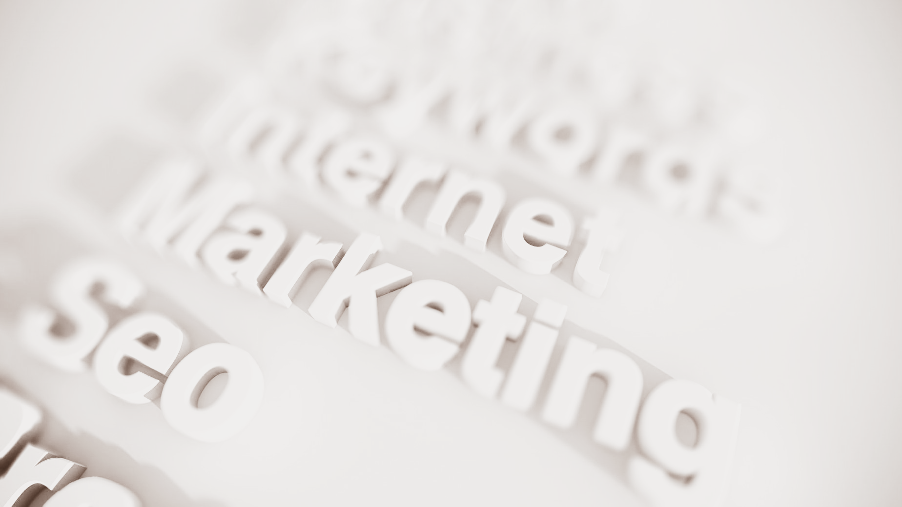 Internet, Marketing, SEO Die Worte INternet, Marketing und SEO