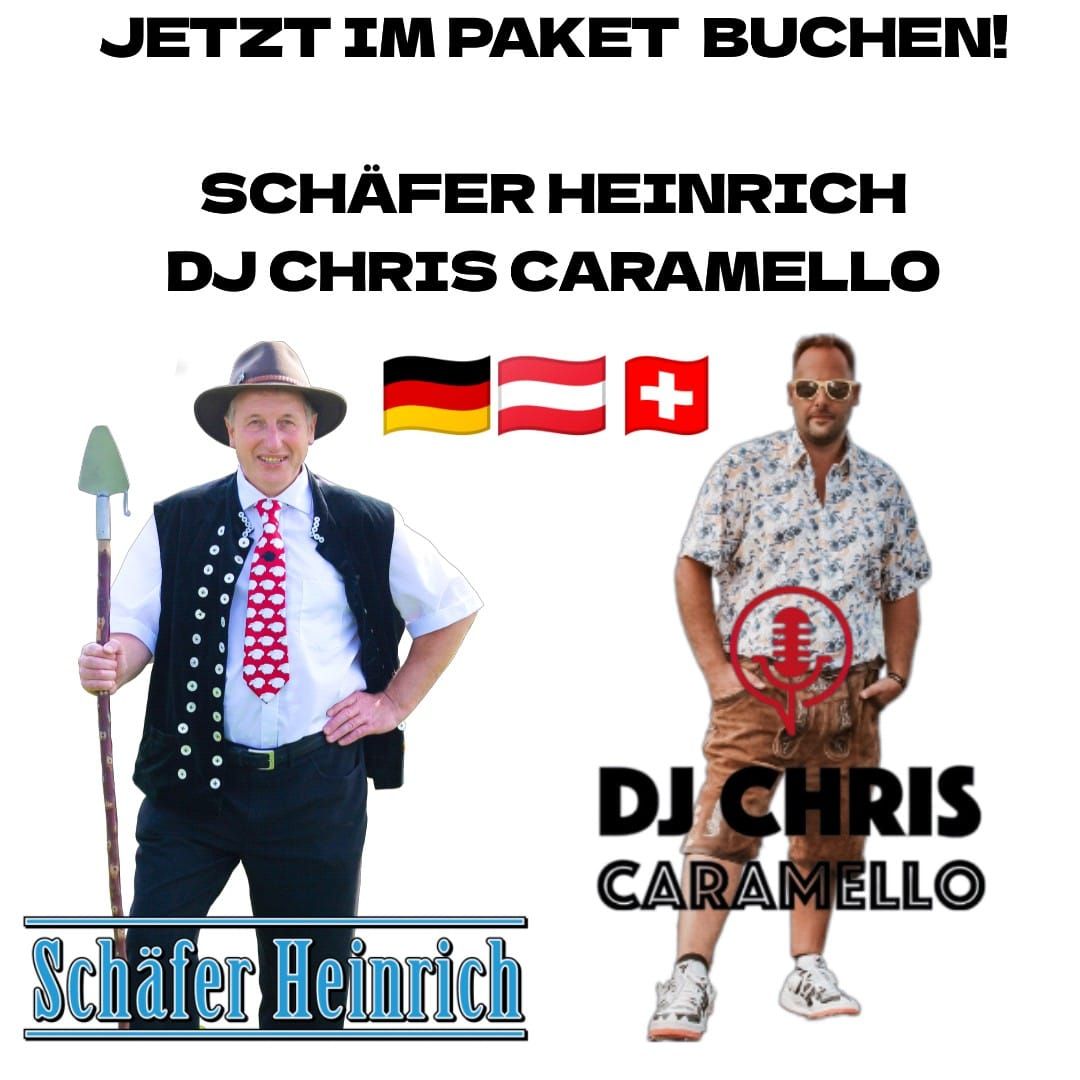 Booking Schäfer Heinrich & DJ Chris Caramello