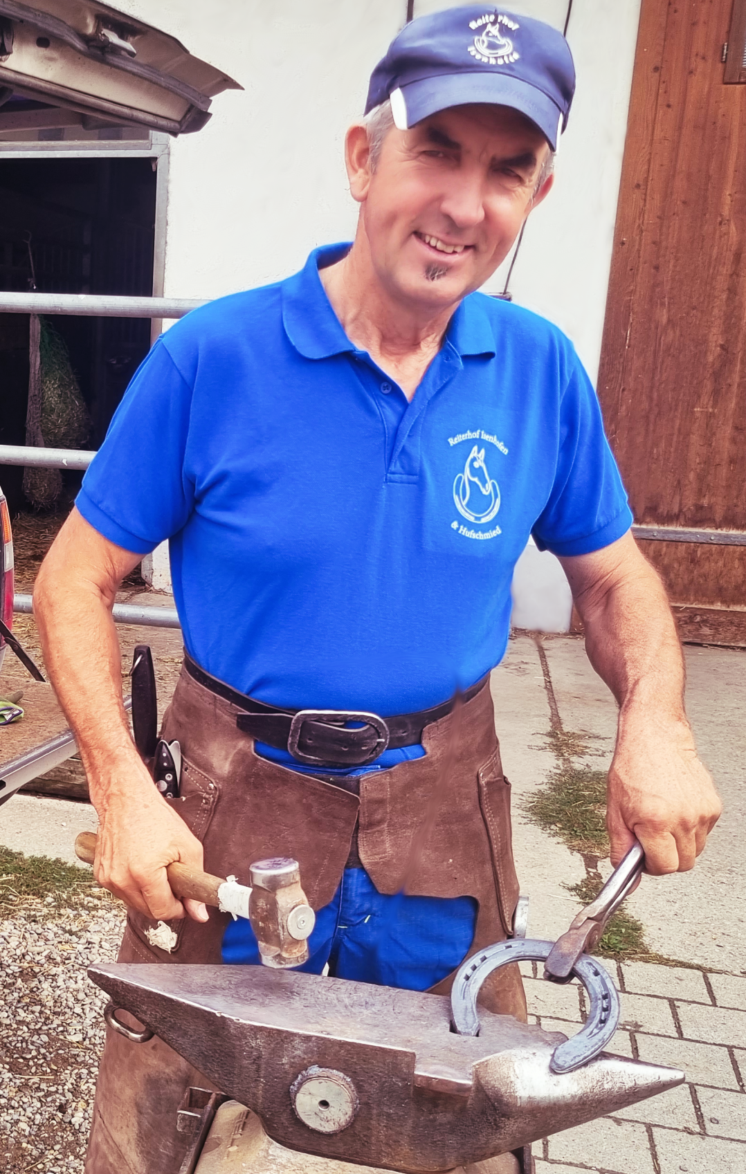 Karl Hugl, Hufschmied aus Leidenschaft, bester Hufschmied in der Umgebung