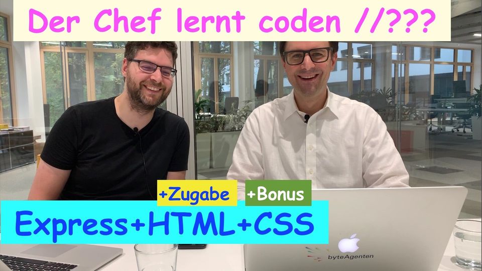 Der Chef lernt coden - S01E06 - Express + HTML + CSS