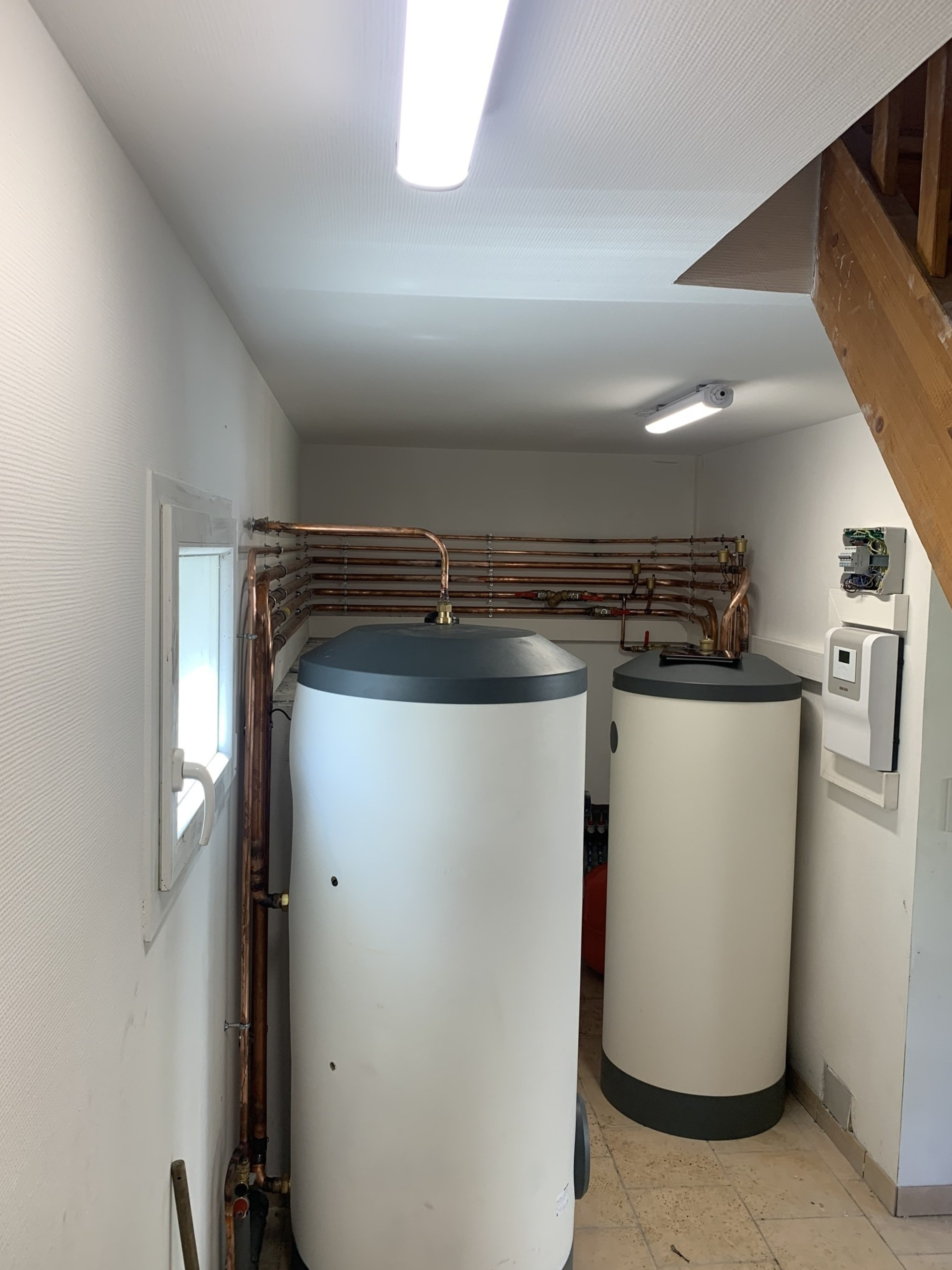 Pompe à chaleur air/eau LG Therma V installée par ADIPAC dans l'Orne