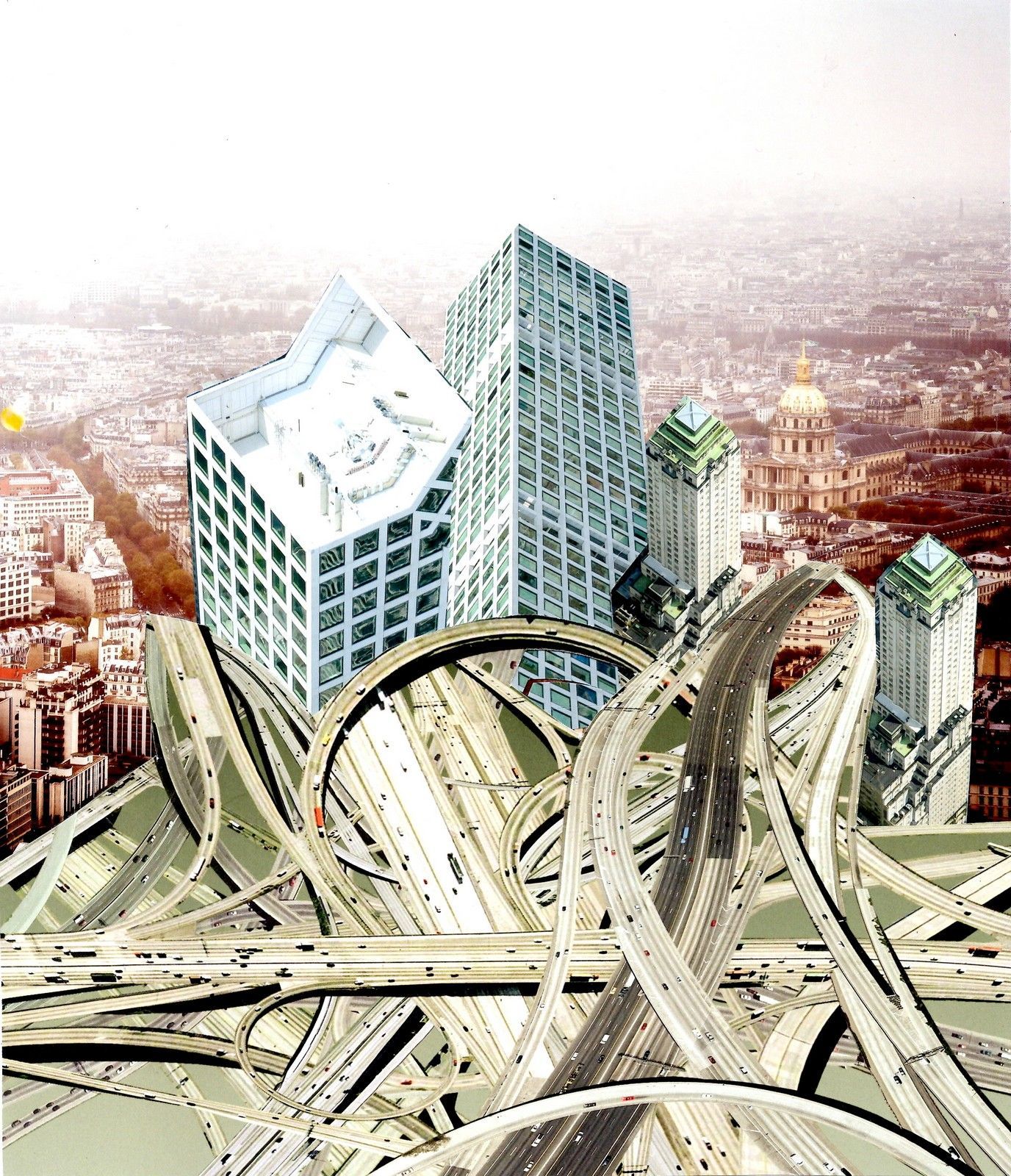 Ed Ernst - Collage Kunst, Serie Andere Welten