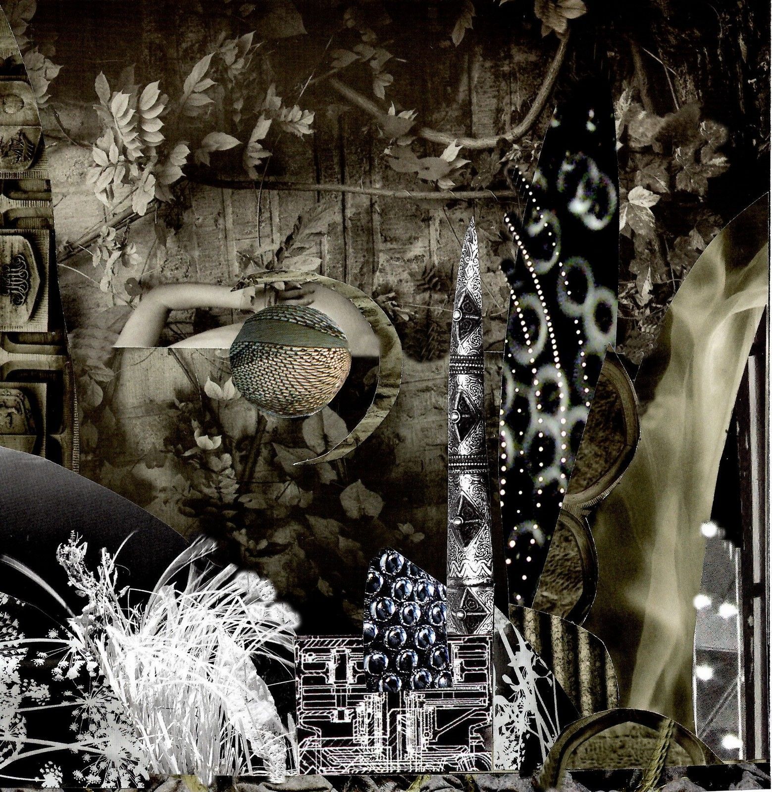 Ed Ernst - Collage Kunst. Serie Plantagen