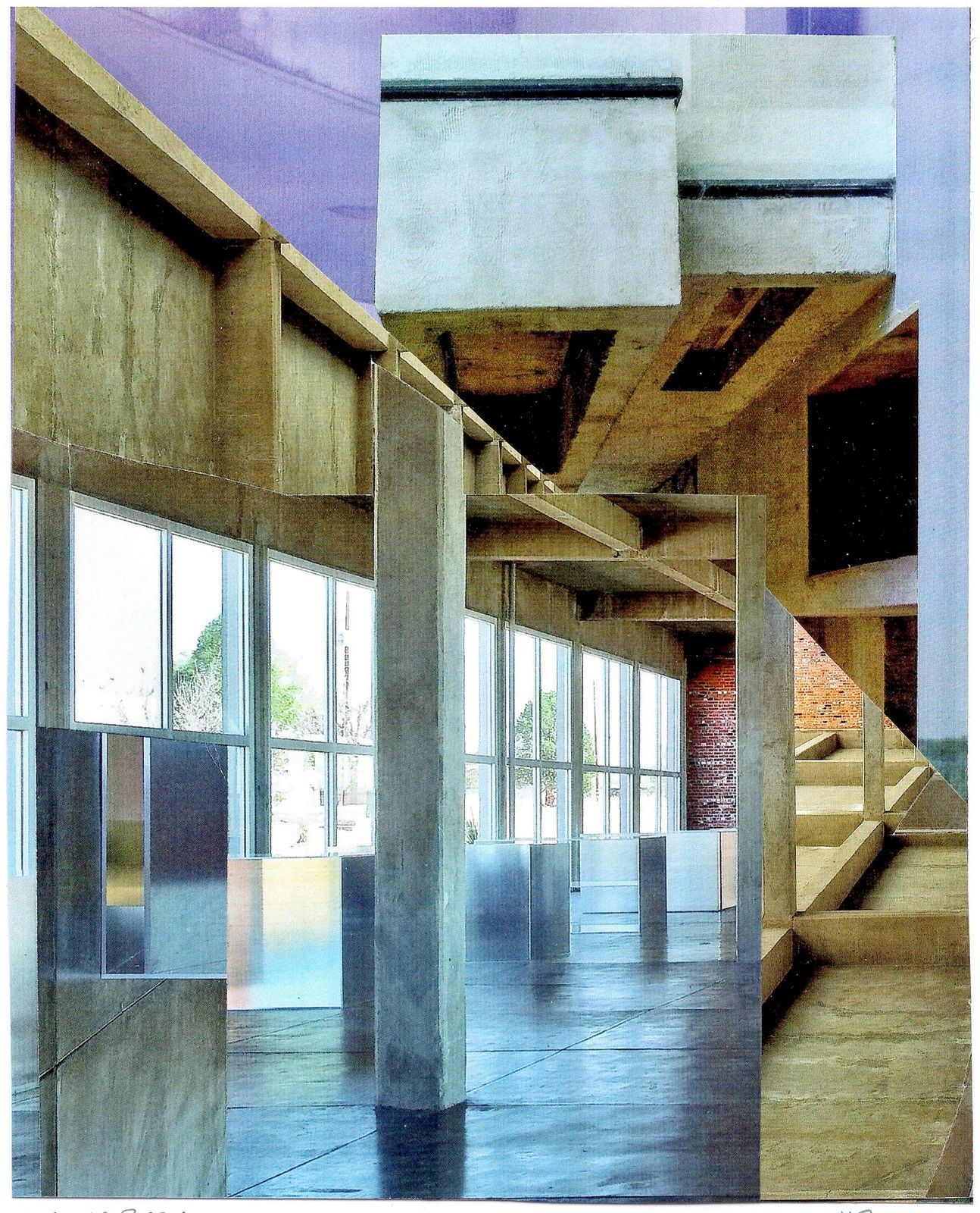 Ed Ernst - Collage Kunst. Serie