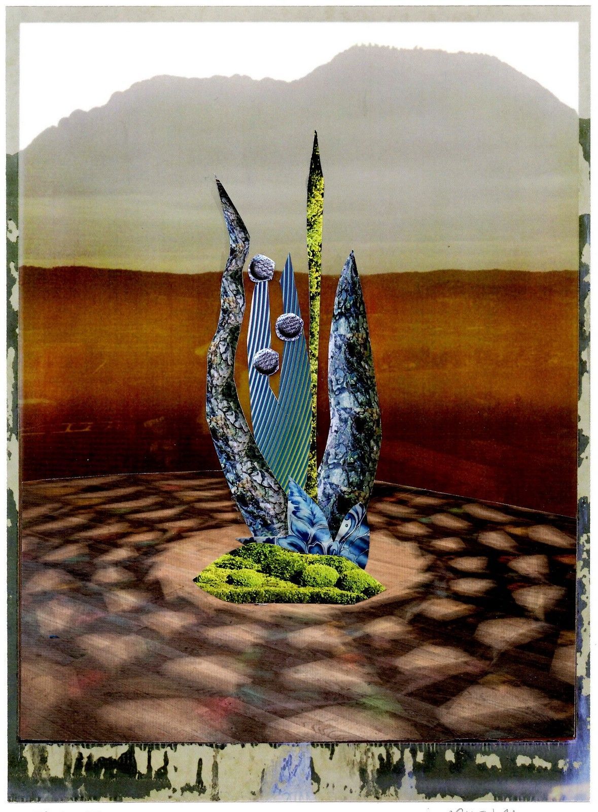 Ed Ernst - Collage Kunst. Serie Plantagen