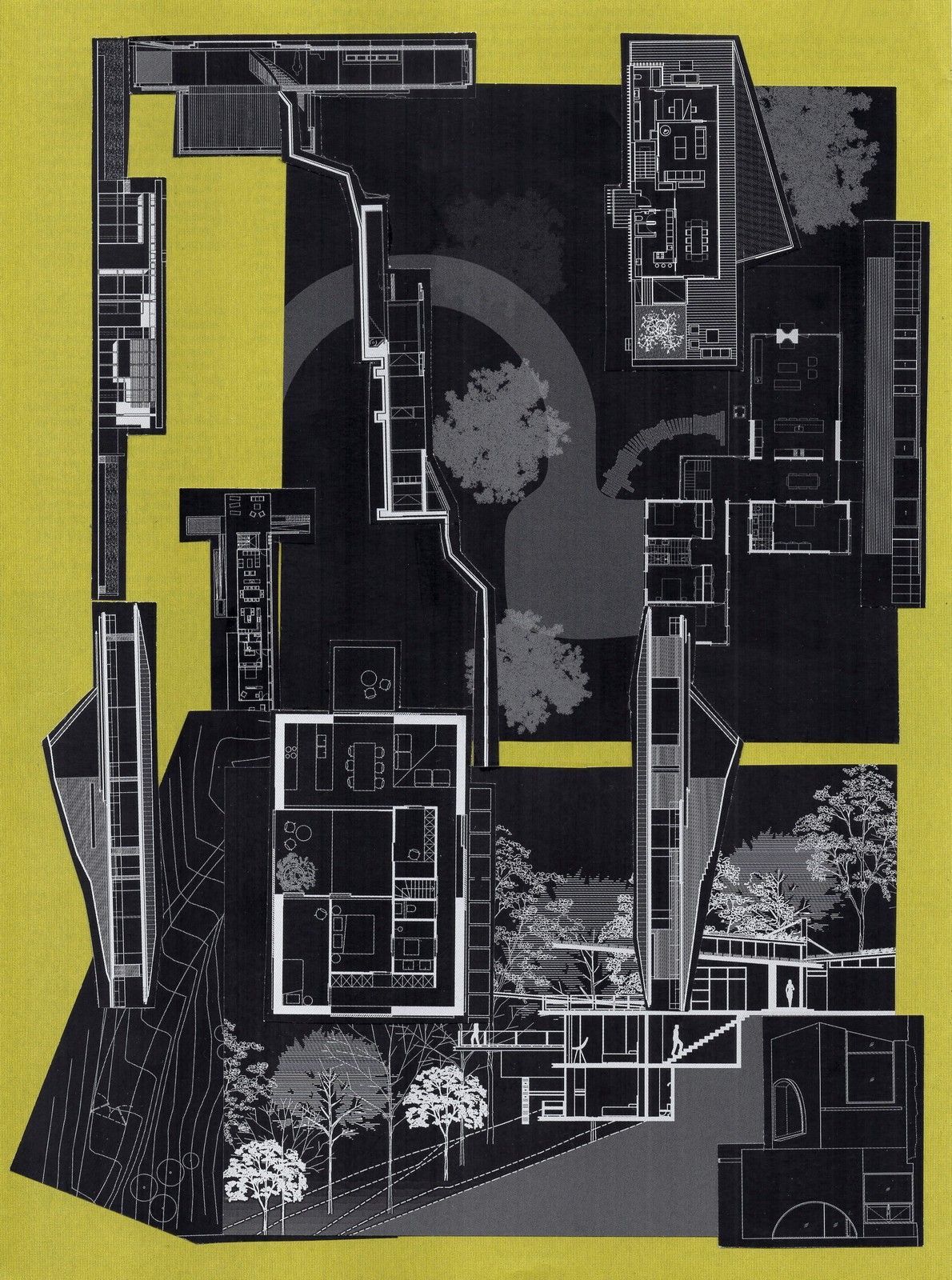 Ed Ernst - Collage Kunst. Serie Andere Welten in Planung