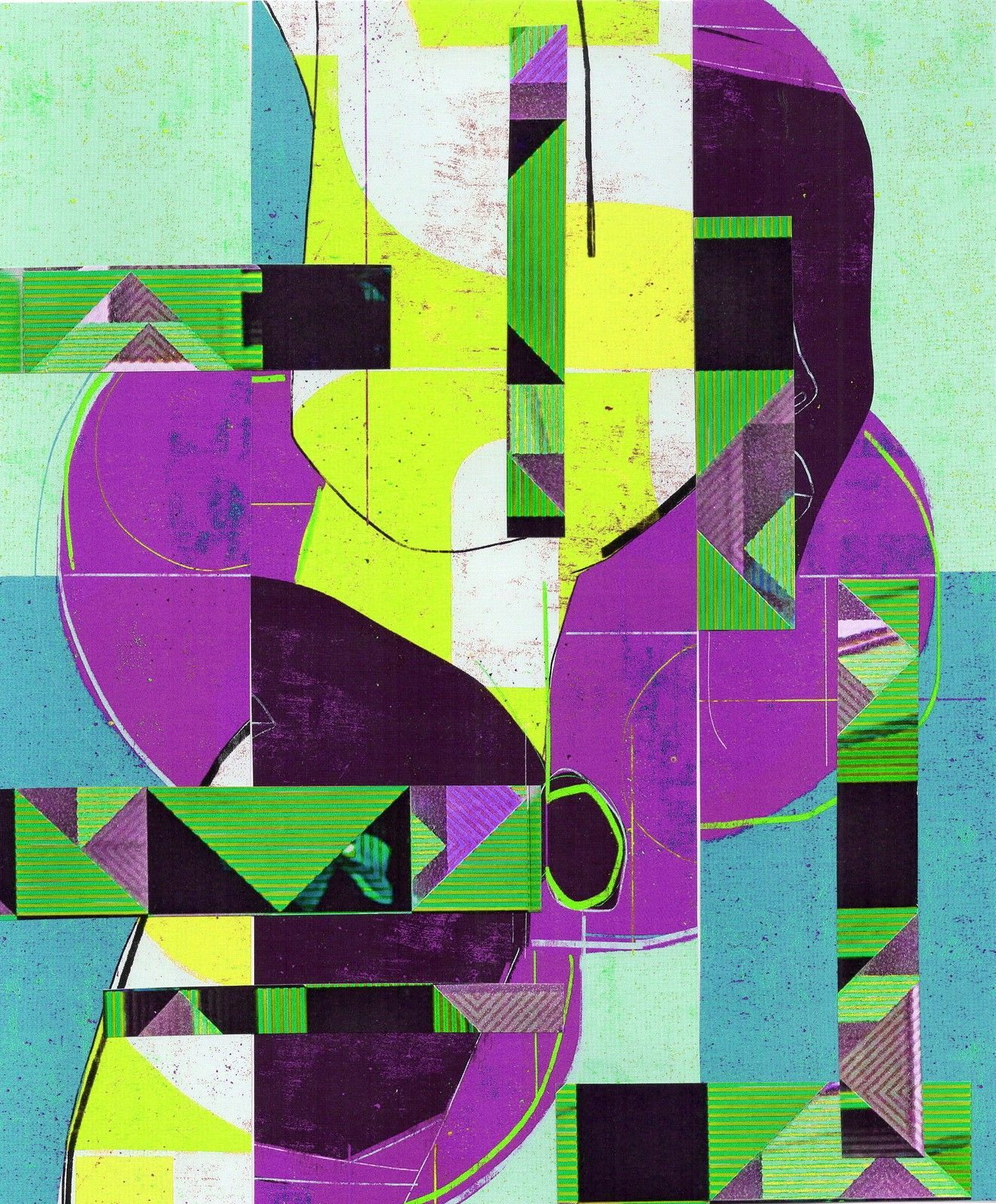 Ed Ernst - Collage Kunst, Serie Fields