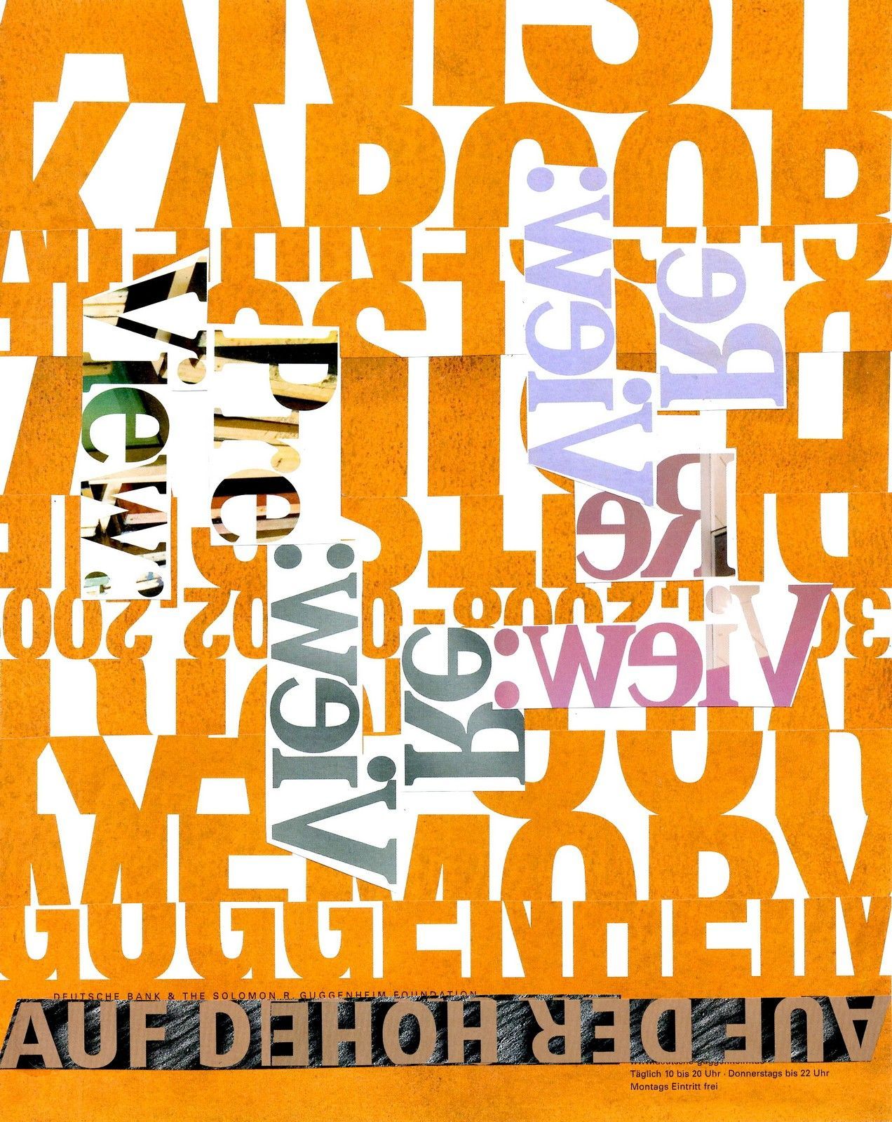 Ed Ernst Collage Kunst. Bildtitel: ABC 7