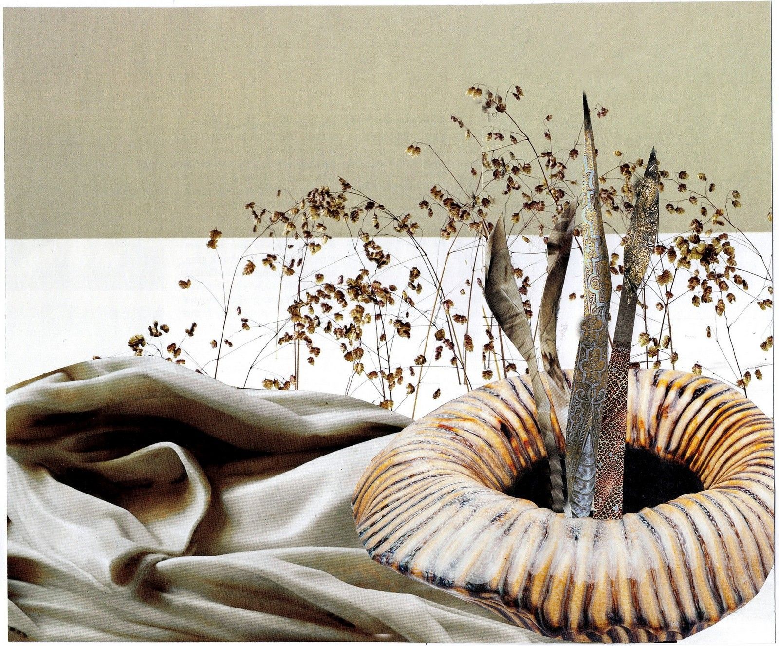 Ed Ernst - Collage Kunst. Serie Plantagen