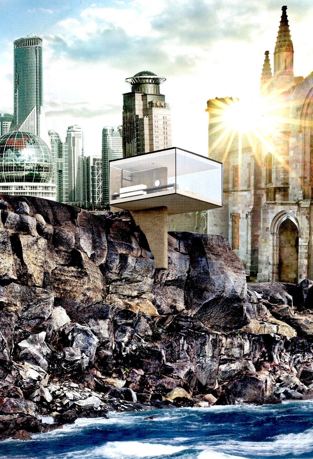 Ed Ernst - Collage Kunst, Serie Andere Welten
