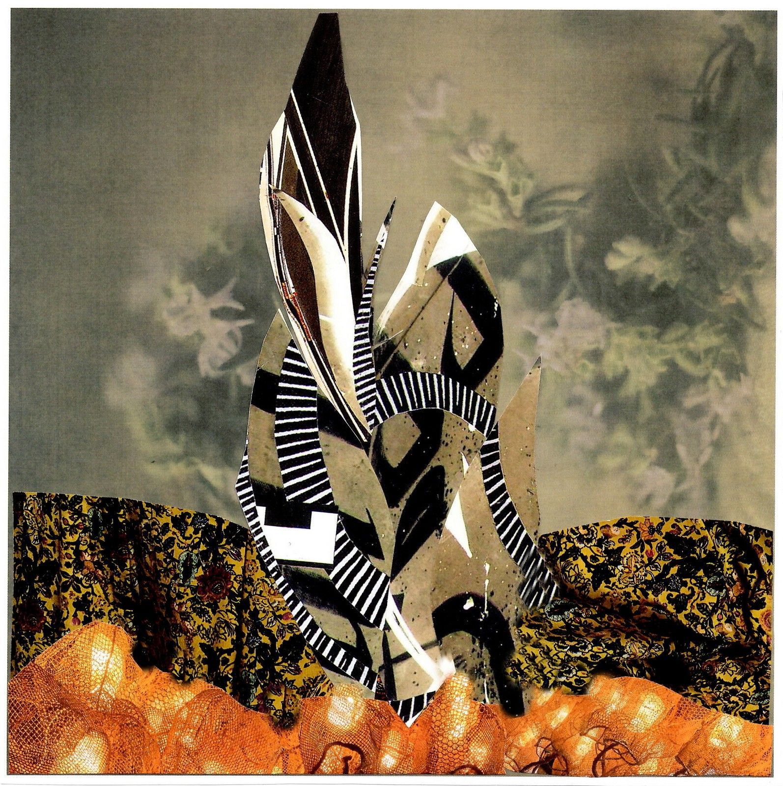 Ed Ernst - Collage Kunst. Serie Plantagen