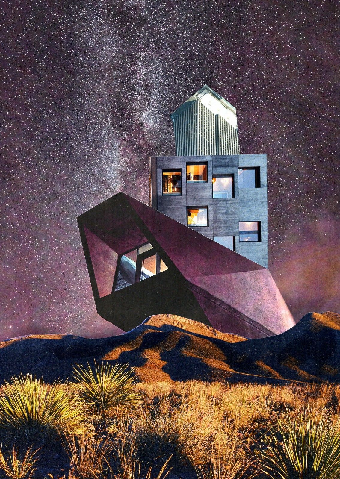 Ed Ernst - Collage Kunst, Serie Andere Welten