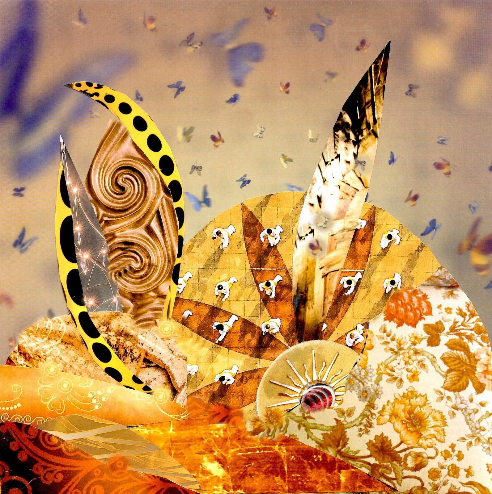 Ed Ernst - Collage Kunst. Serie Plantagen