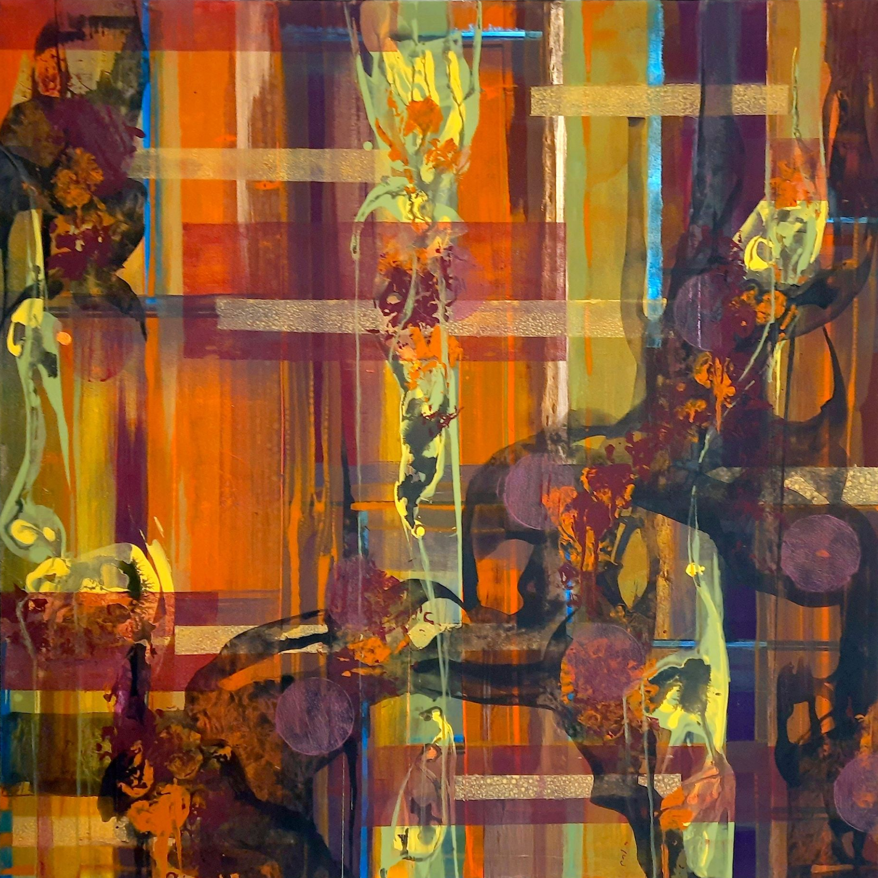 Ed Ernst - Abstrakte Malerei, Unikate.