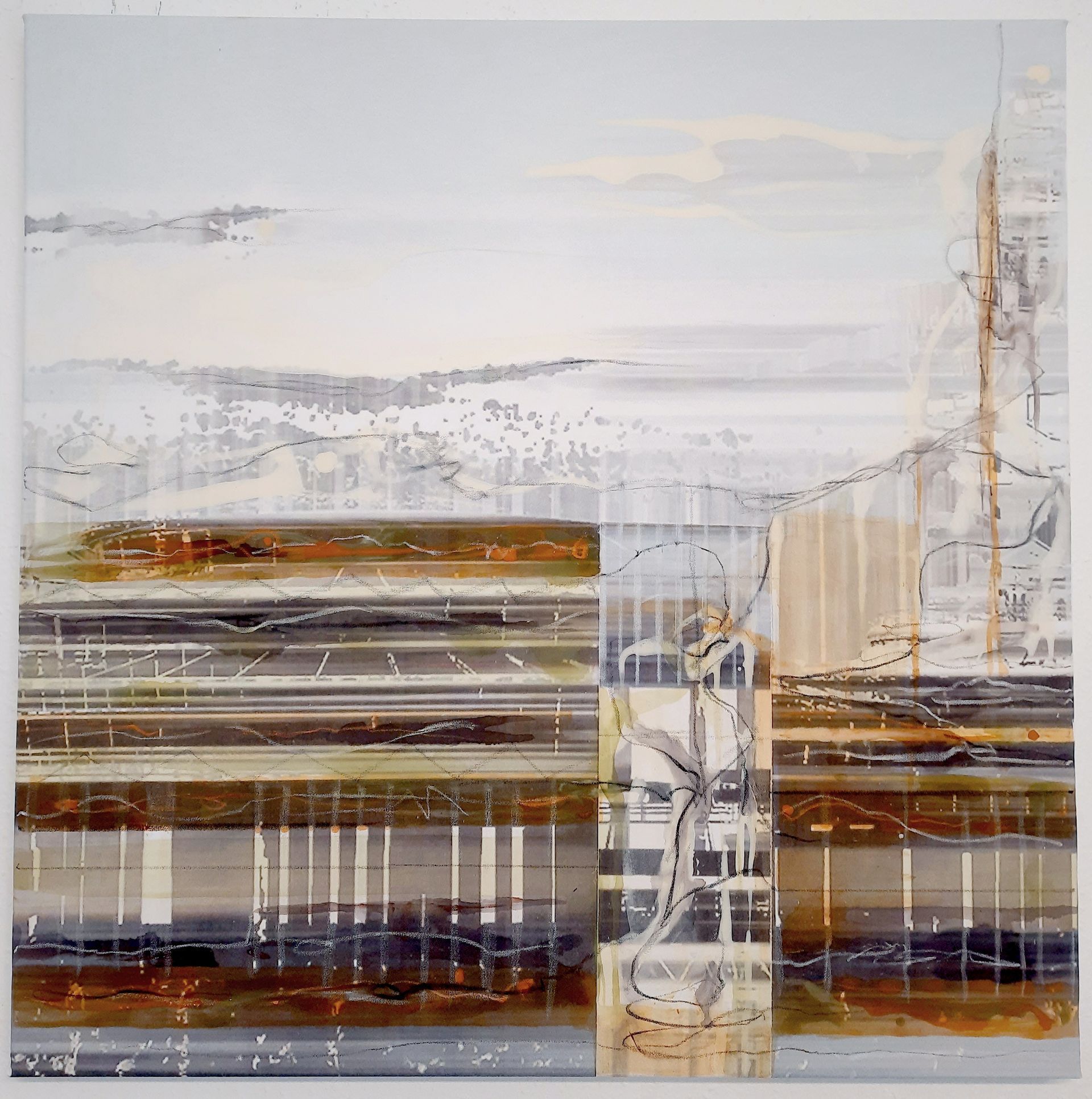 Abstract painting by Ed Ernst