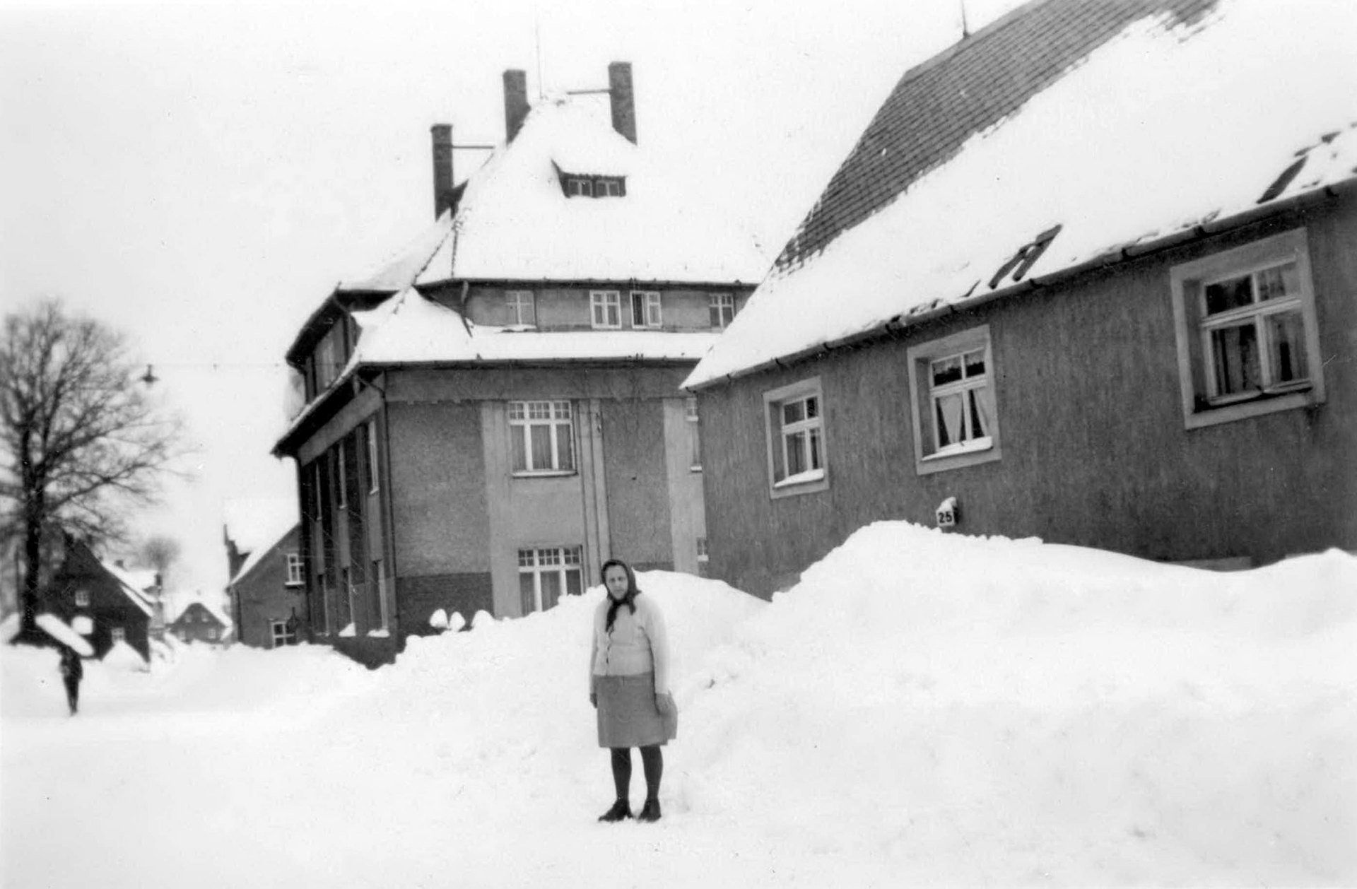 Historisches Bild im Winter