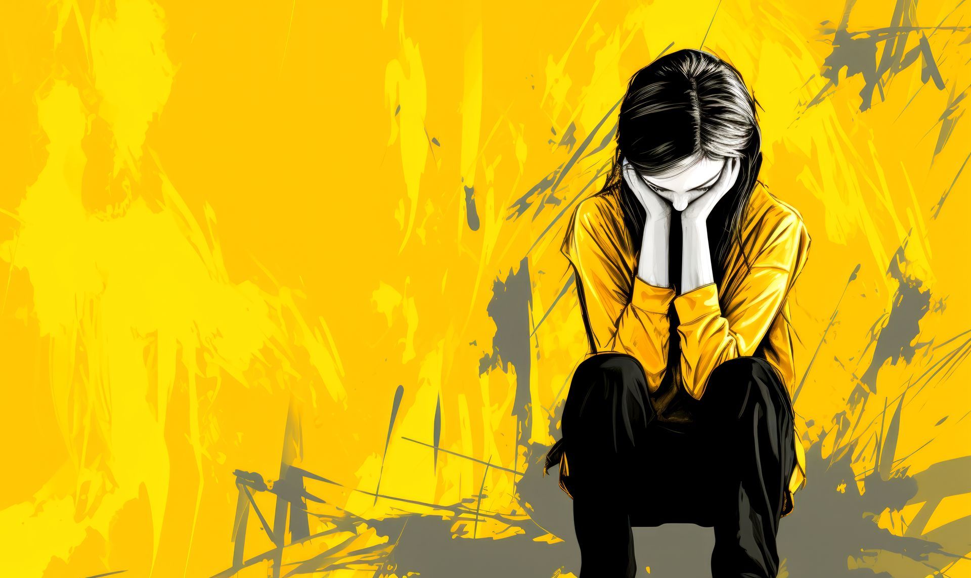 image avec l'inscription : Suicide prévention pour venir étayer les travaux d'études clinique