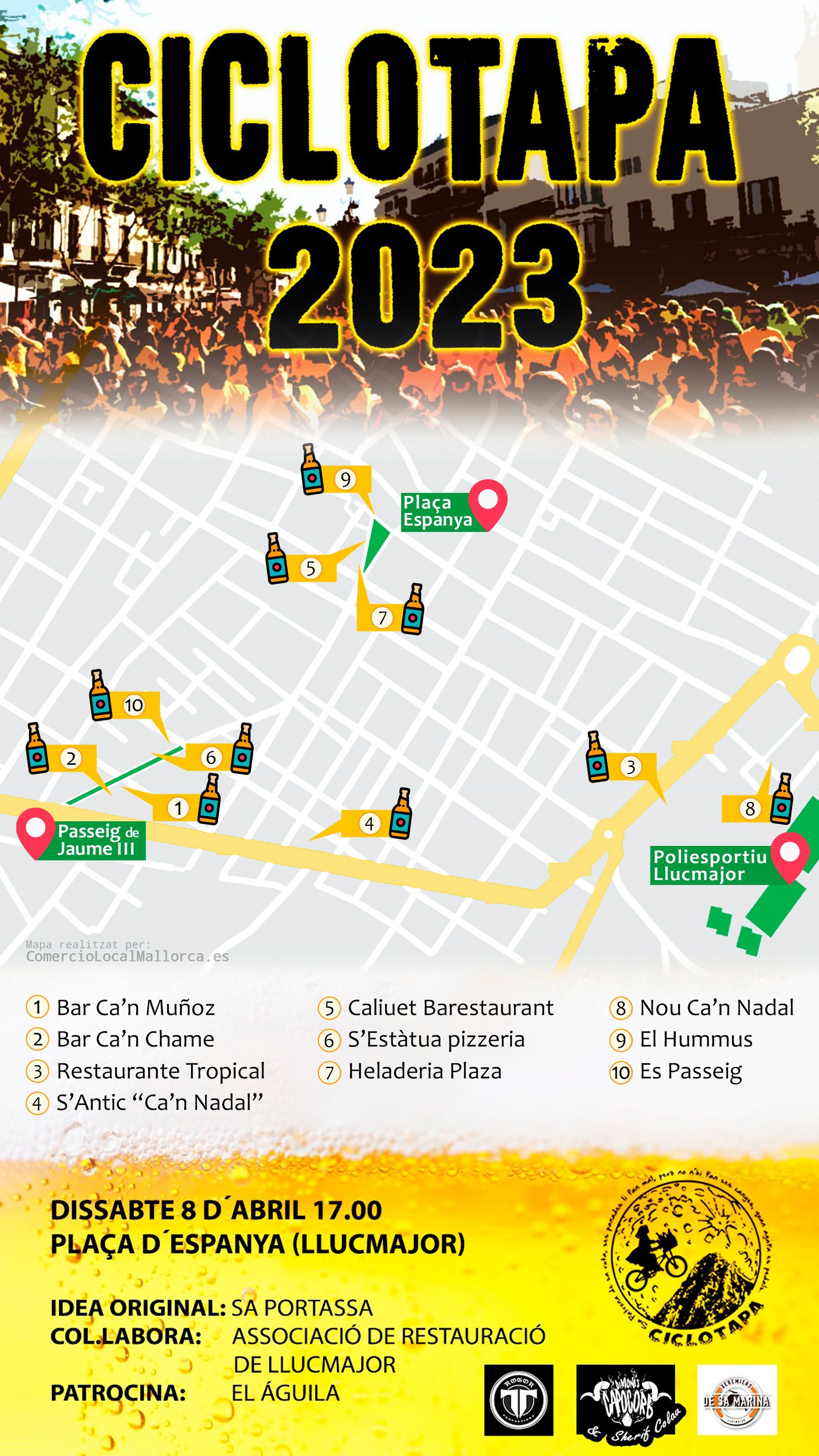 mapa ciclotapa llucmajor 2023 mapa ciclotapa llucmajor 2023