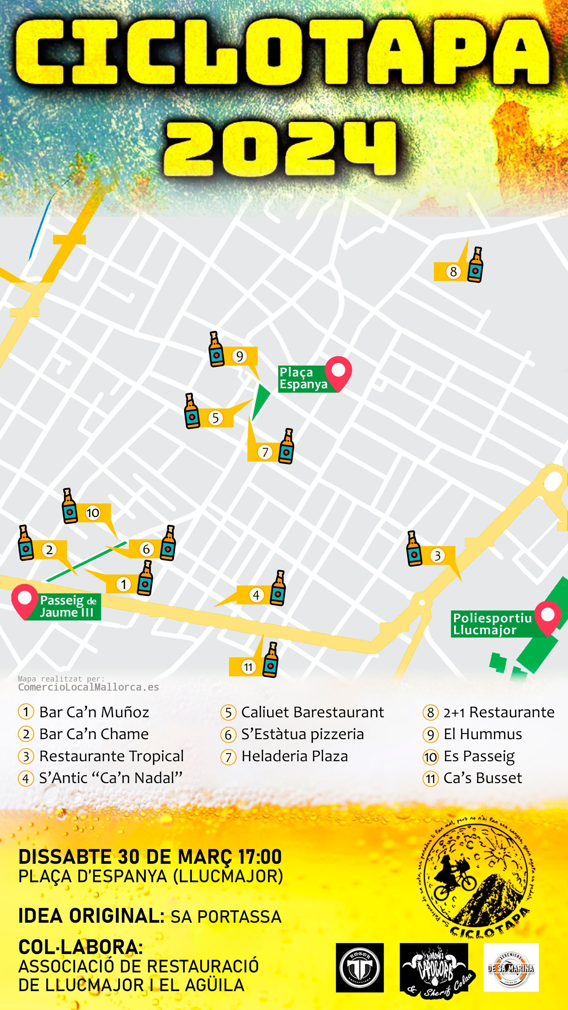 mapa bared ciclotapa llucmajor 2024