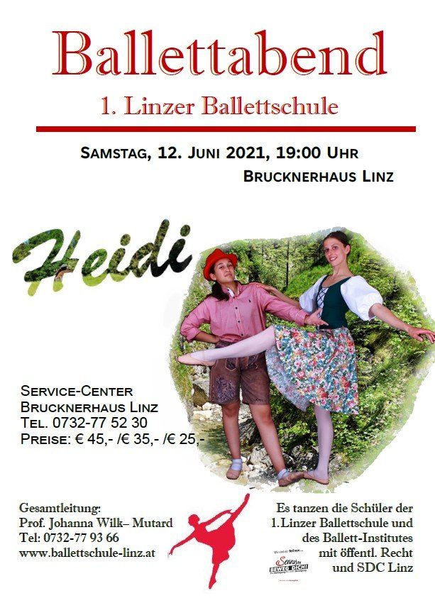Ballettabend heidi 2021