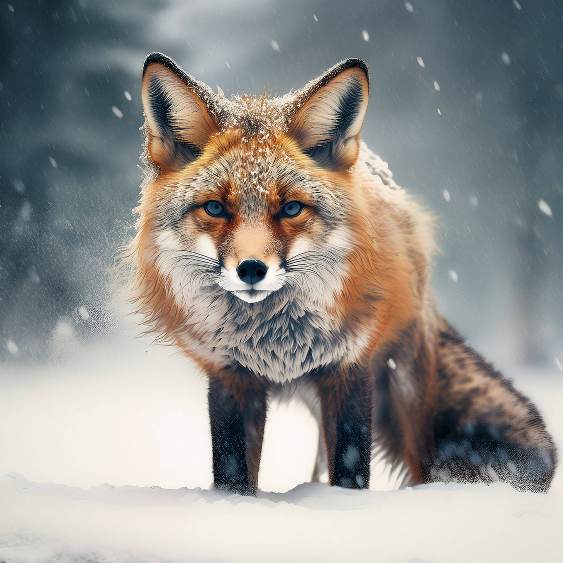 Ein Fuchs stößt im Wald an die Grenze seines Verstehens und findet Ruhe, als er aufhört zu suchen.