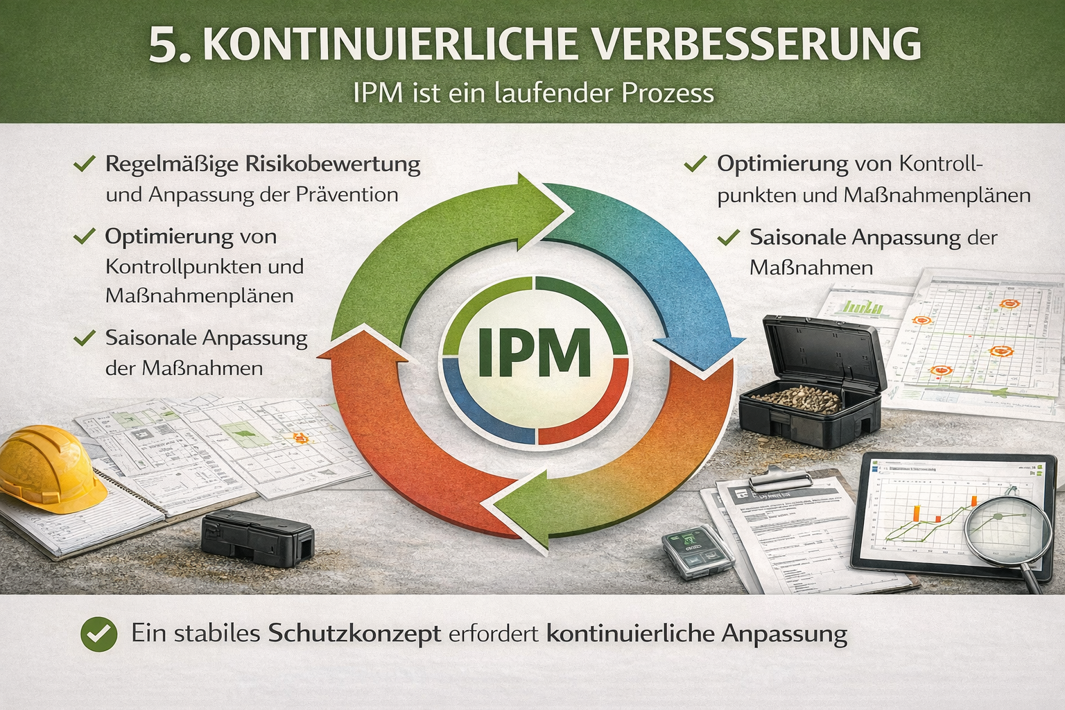 Kontinuierliche Verbesserung bei IPM