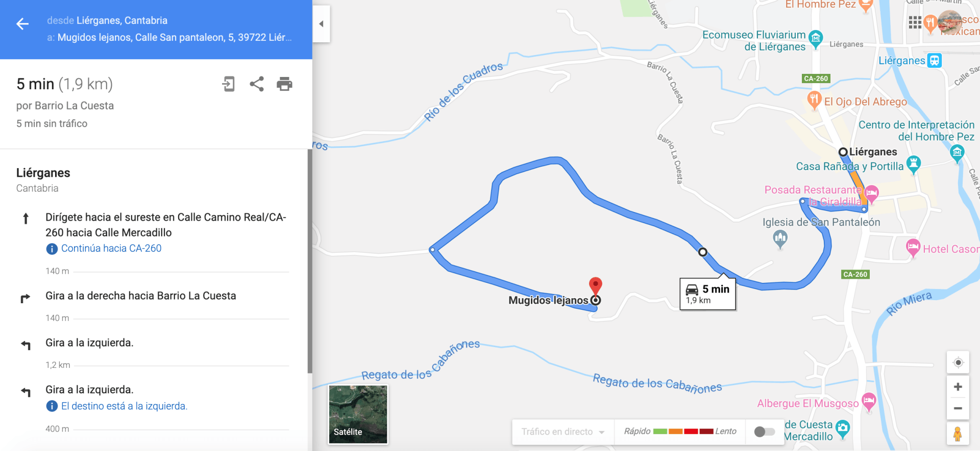 Pulsa sobre la imagen para poder visualizar al ruta en google maps Pulsa sobre la imagen para poder visualizar al ruta en google maps