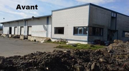 bâtiment détruit suite à plusieurs occupations semblant de protection du site plusieurs fois occupé