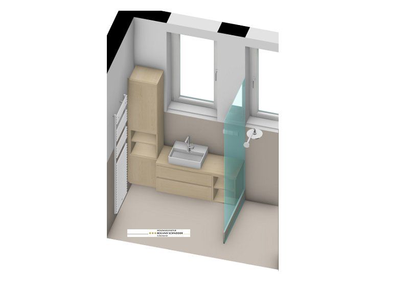Badmöbelplanung, 3D-CAD - Perspektive 2