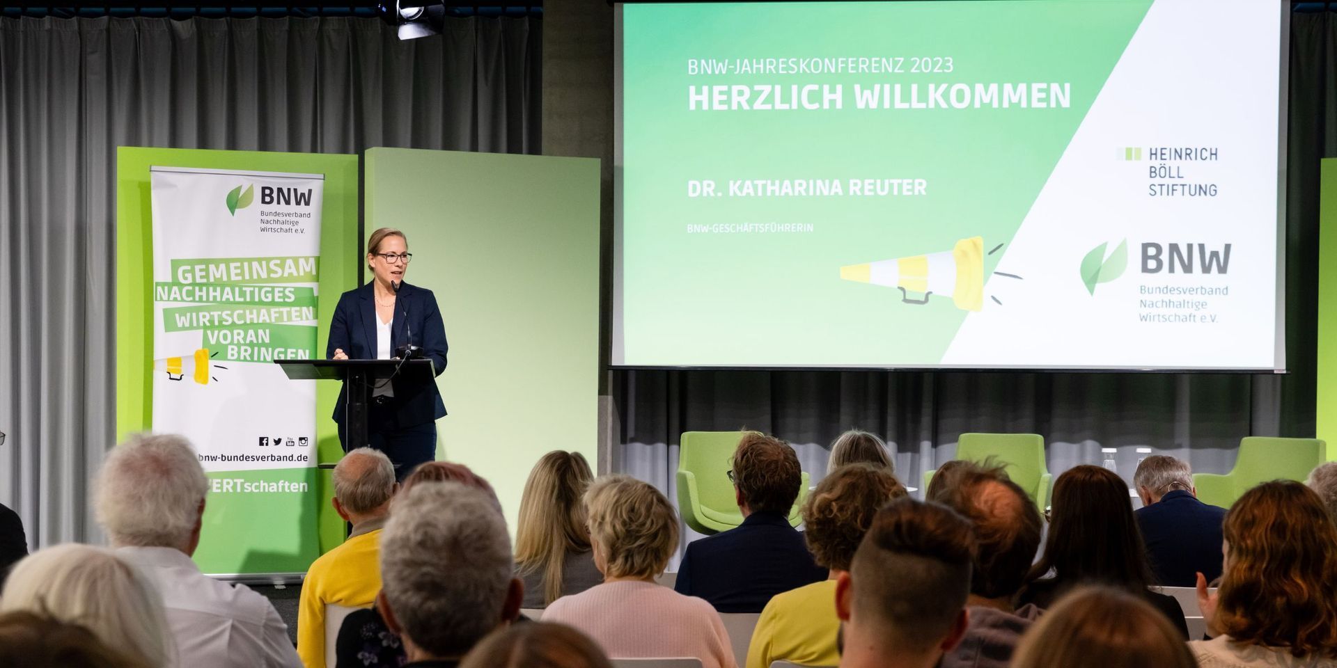 Katharina Reuter auf BNW Jahreskonferenz 2023
Foto: Jörg Farys/BNW