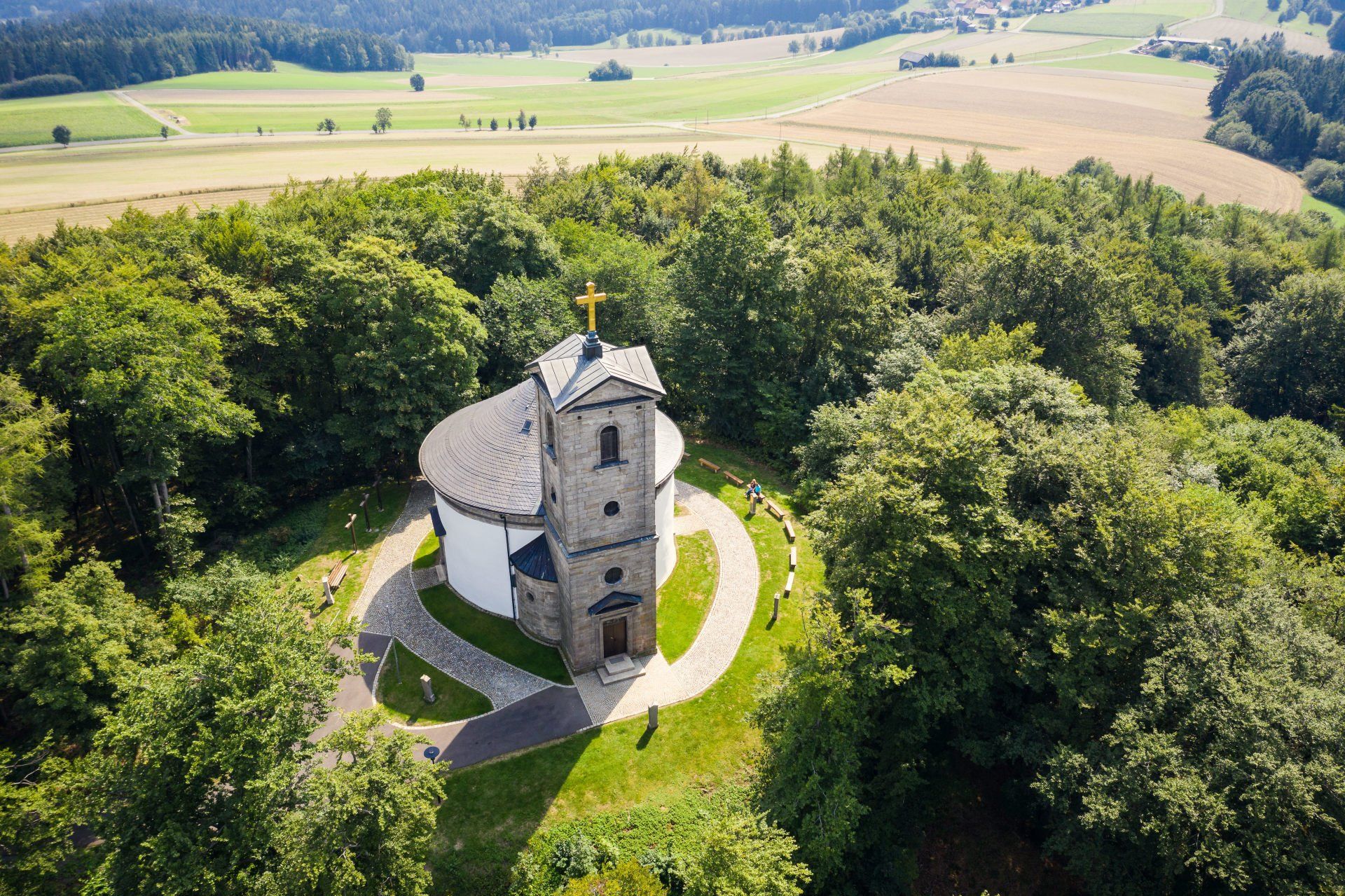 Kulmain Radweg im Naturpark Steinwald, Kemnather Land,  Oberpfälzer Wald