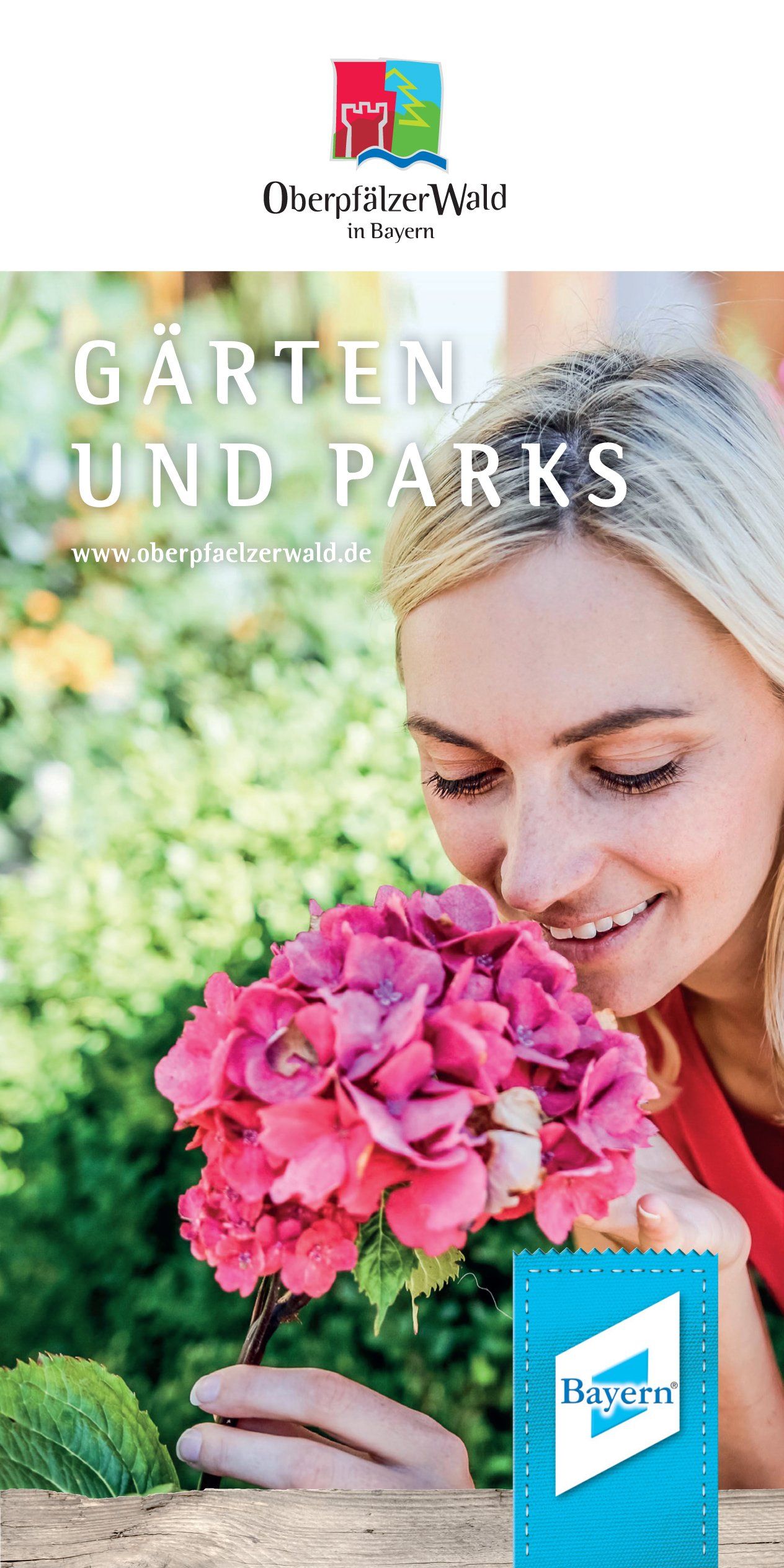 Broschüre Gärten und Parks im Oberpfälzer Wald, Steinwald