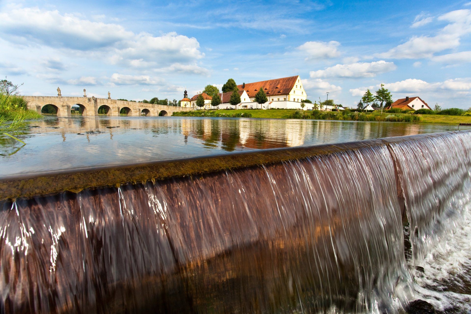 ehemaliges Landesgartenschau Gelände, der Fischhofpark Tirschenreuth im Stiftland