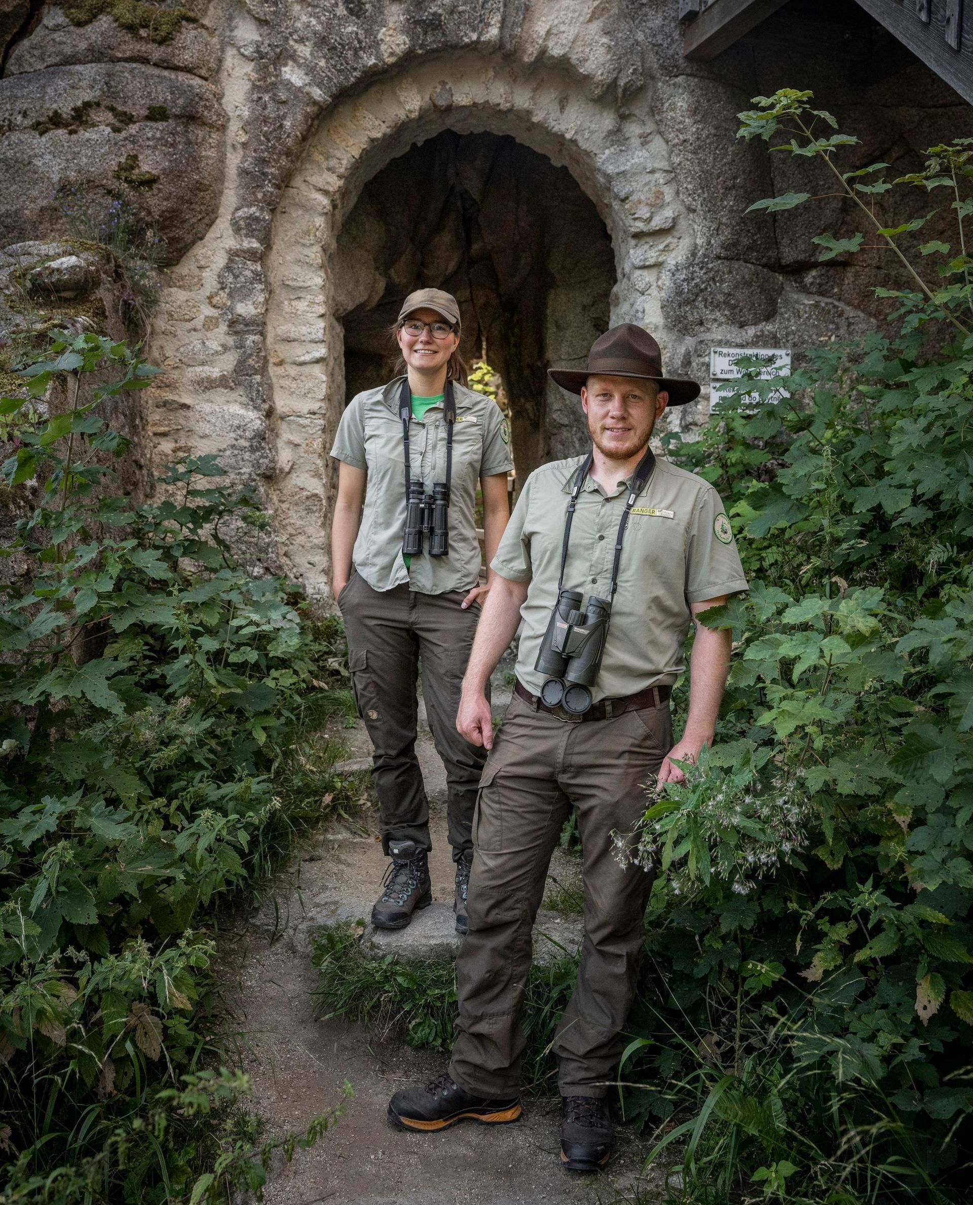 Naturpark Steinwald Ranger Jonas Ständer Cornelia Greiner