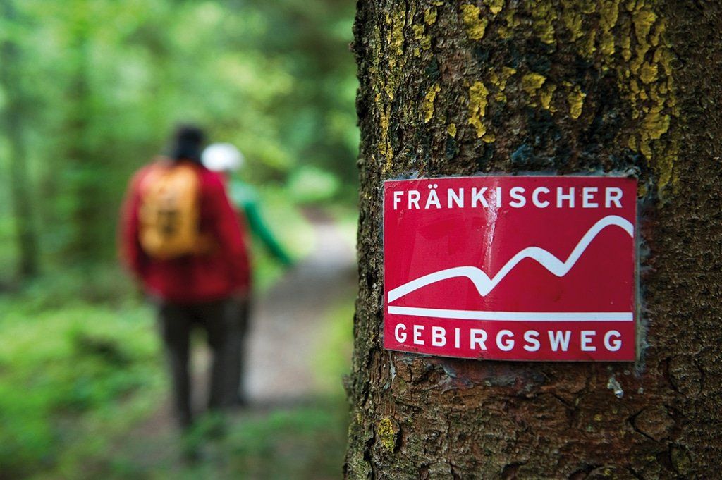 Fränkischer Gebirgsweg, Oberpfalzturm, Burgruine Weißenstein, Steinwald, Fernwanderweg