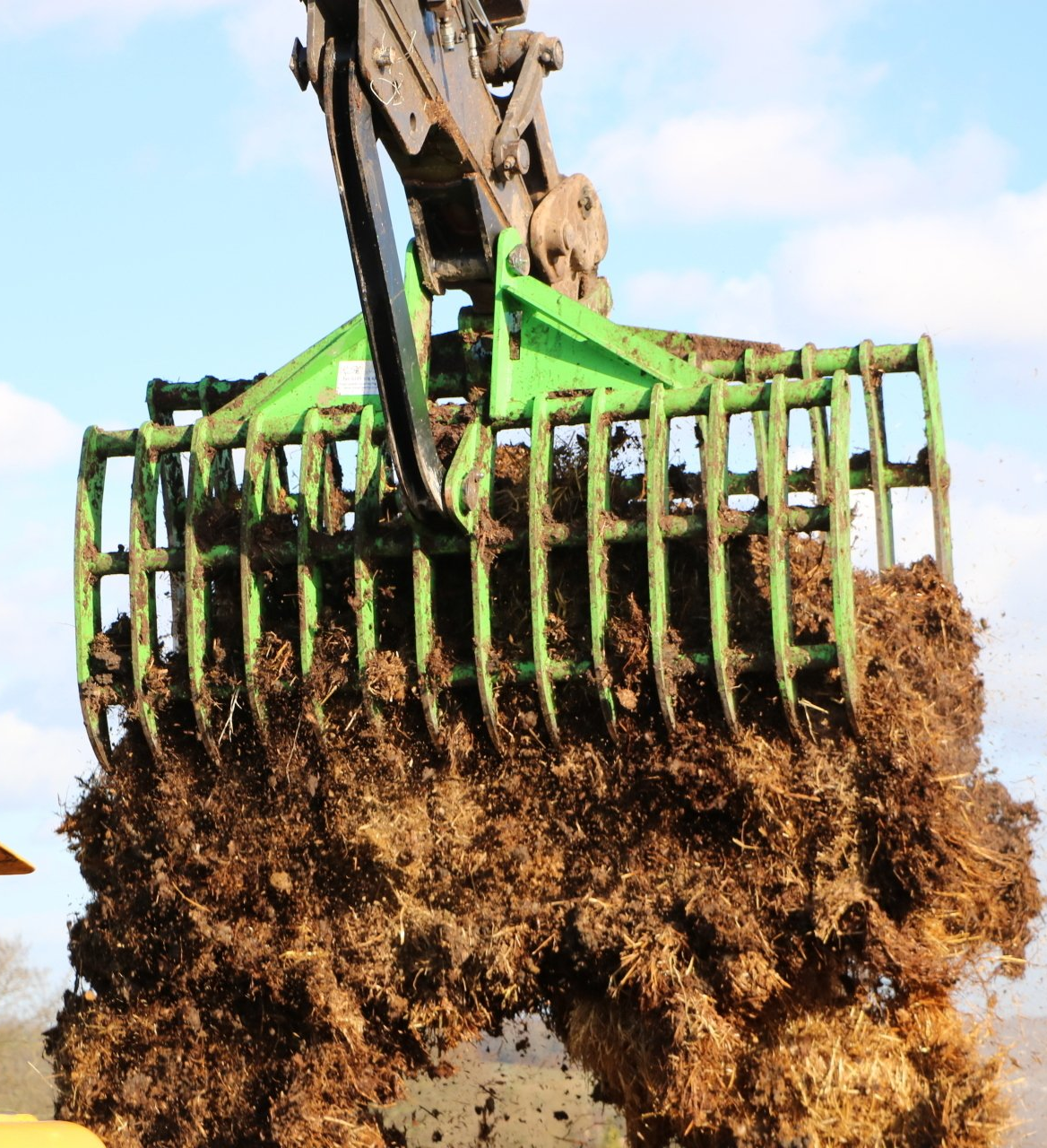 excavator rake