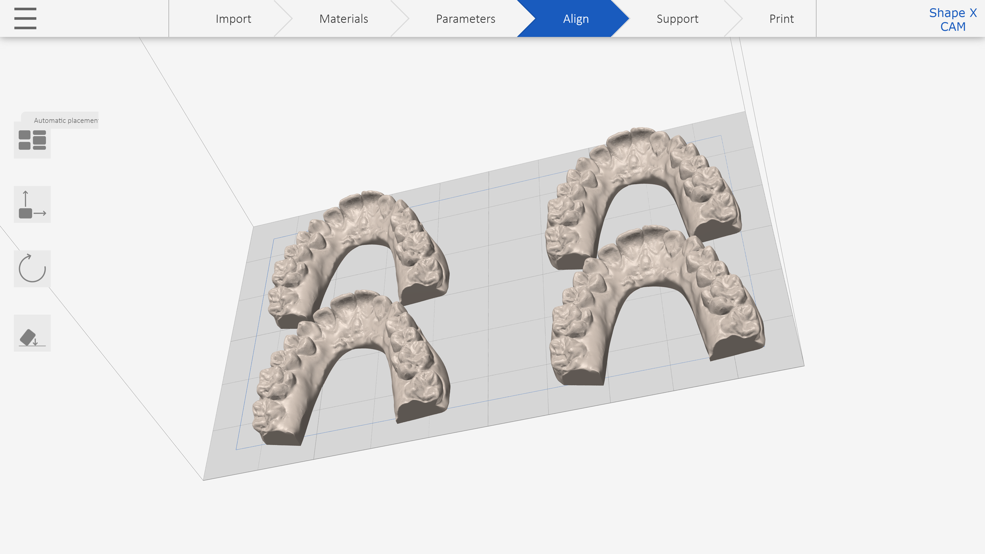 Shape X CAM Software - Automatic Nesting