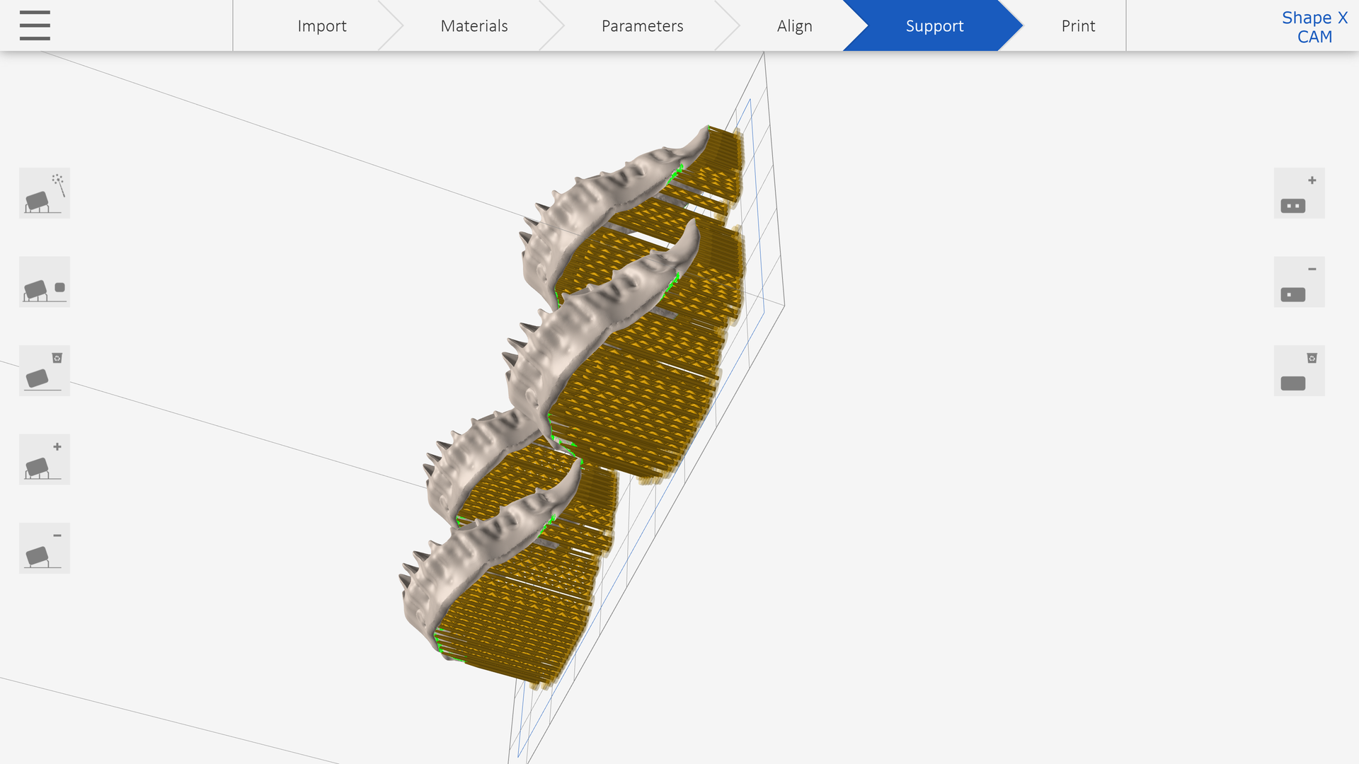 Shape X CAM Software - Dental 3d Printing Software