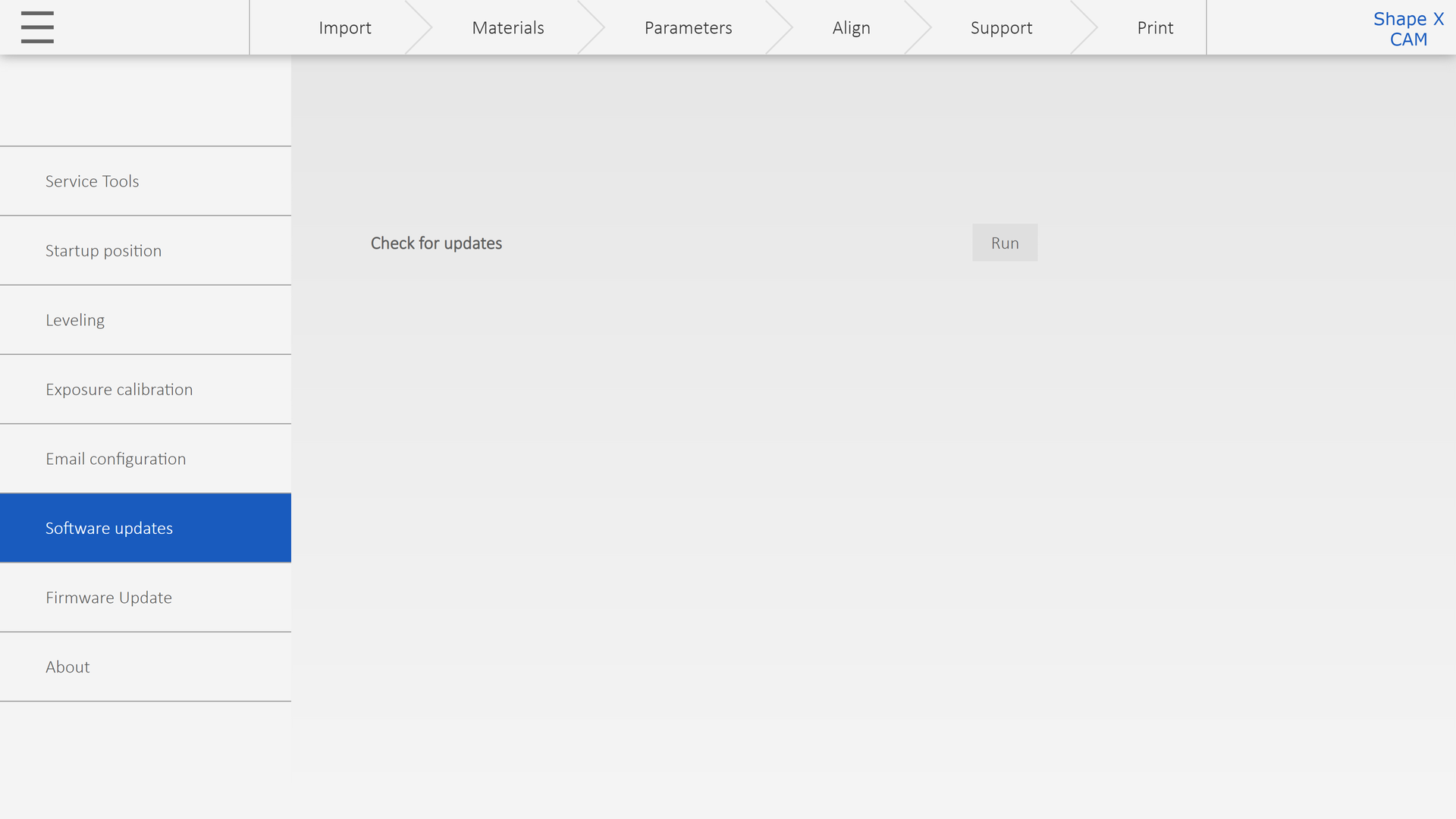 Shape X CAM Software Live updates