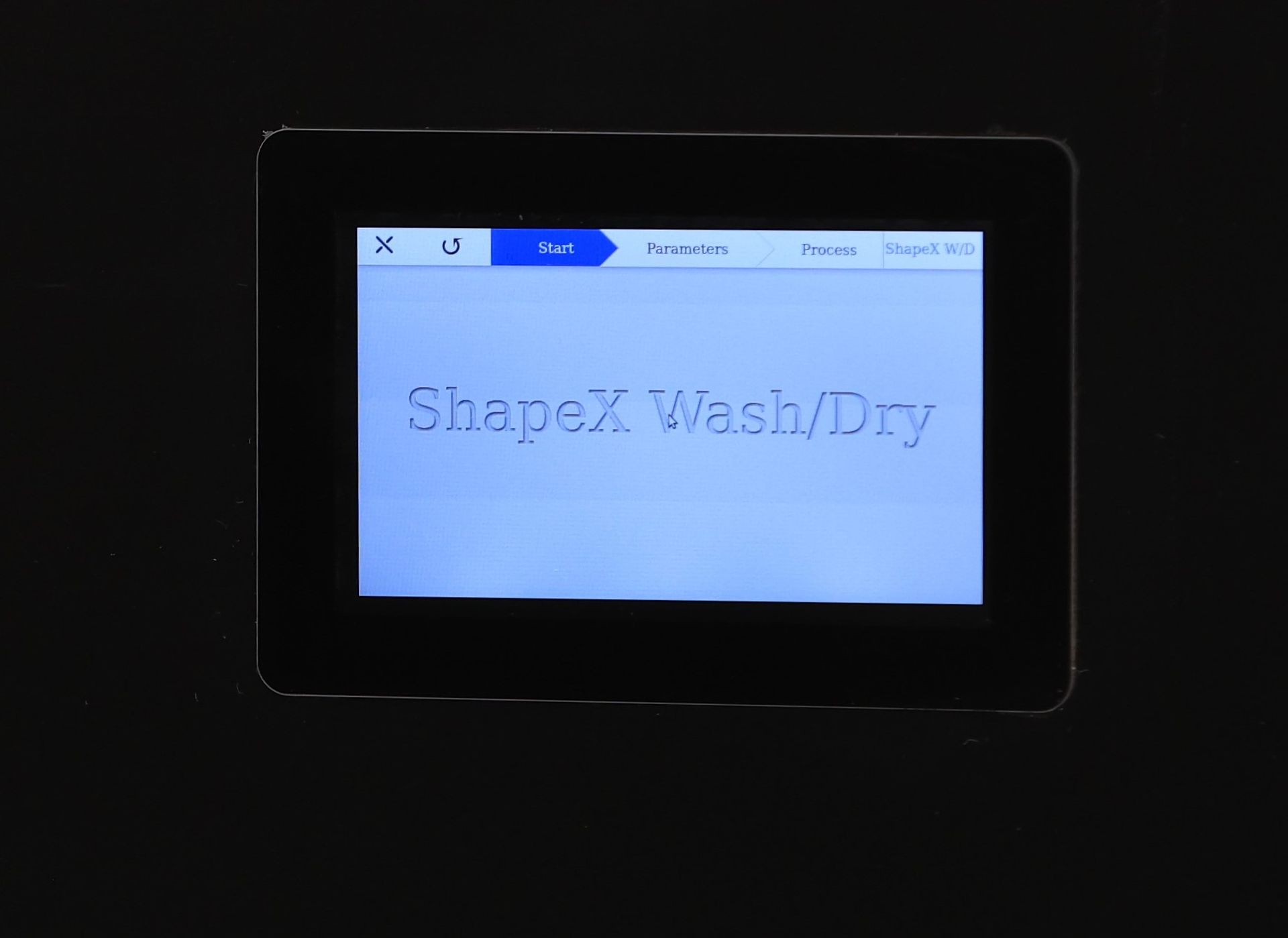 Shape x touch screen