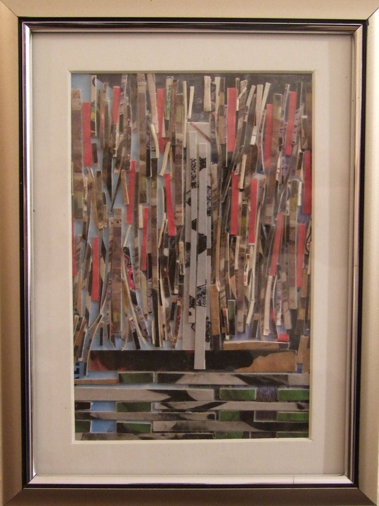 Collage auf Ansichtskarte. Von Carsten Schneider. Nr. 143