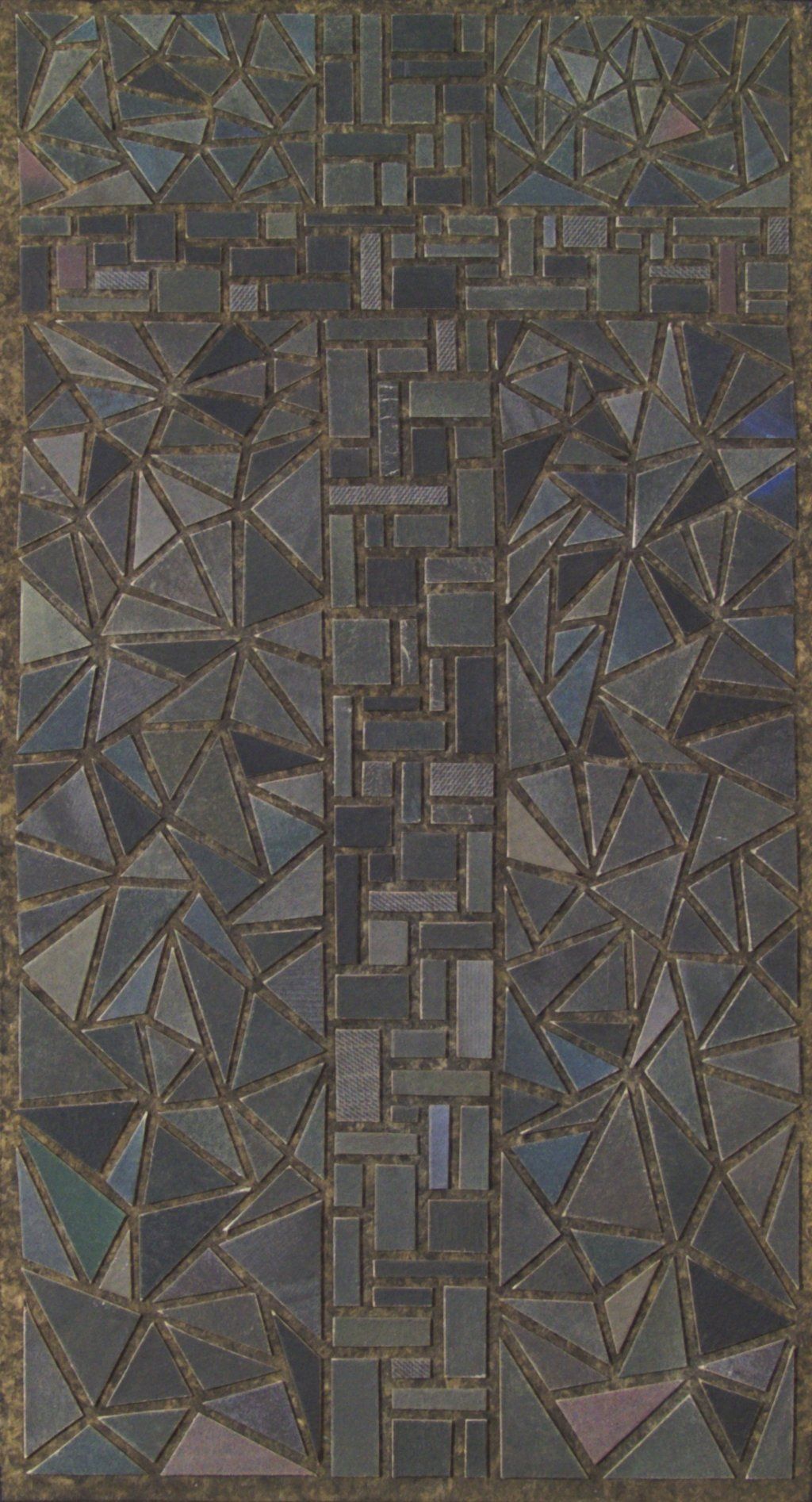 DIe Zeitungscollage von Carsten Schneider zeigt ein schwarzes Kreuz auf schwarzem Grund.