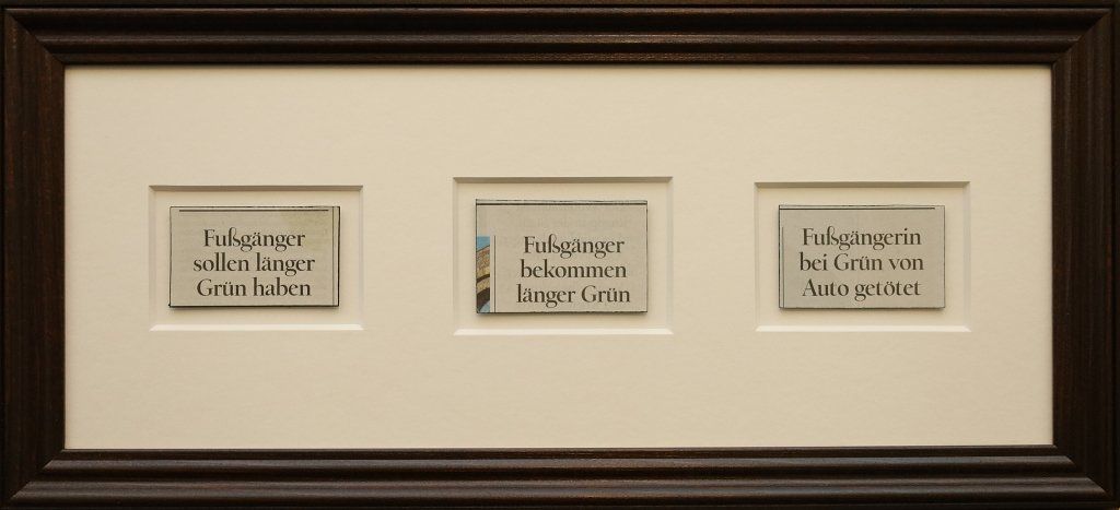 Wortcollage aus Tagesspiegel-Schlagzeilen und Zwischentexten.