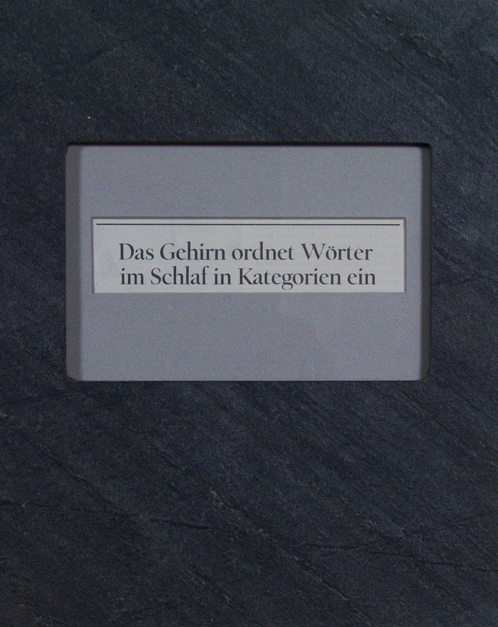 Bild Nummer 27 aus der Serie Gesetztes von Carsten Schneider