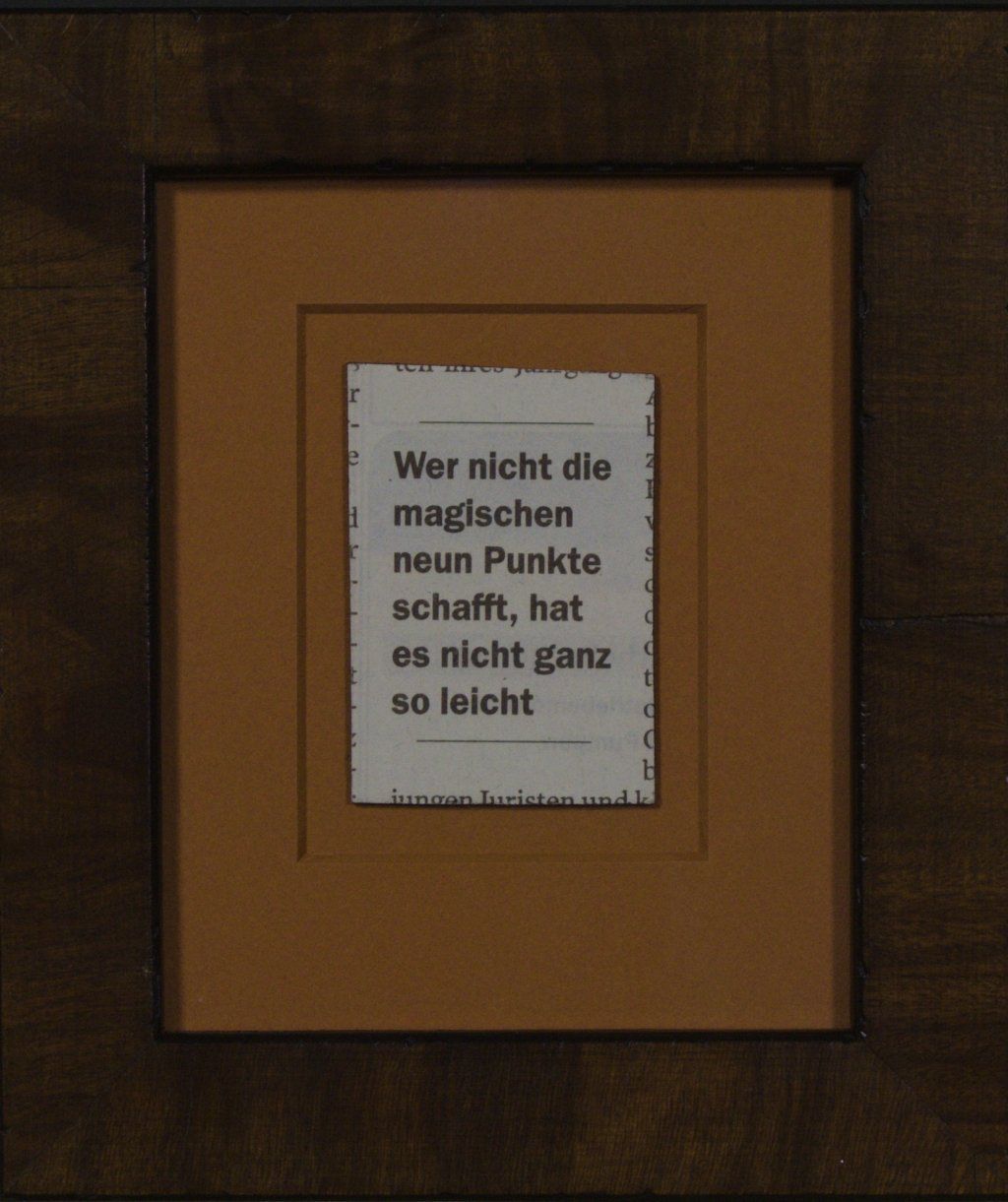 Bild Nummer 41 aus der Serie Gesetztes von Carsten Schneider