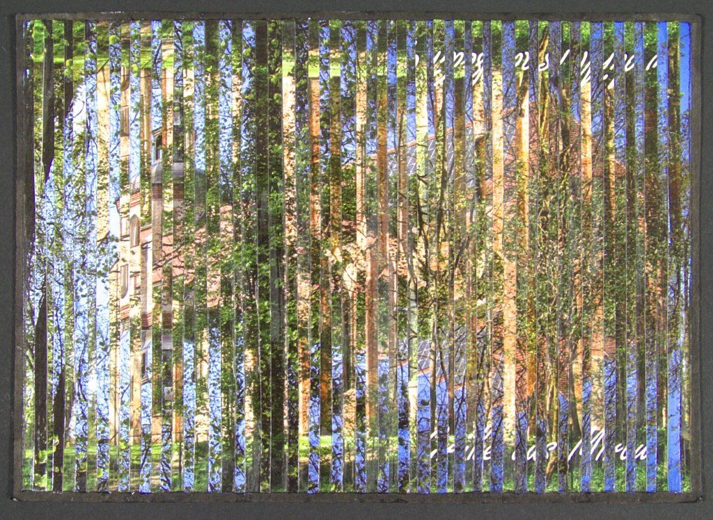 Collage auf Ansichtskarte von Carsten Schneider. Katalognummer 246-b