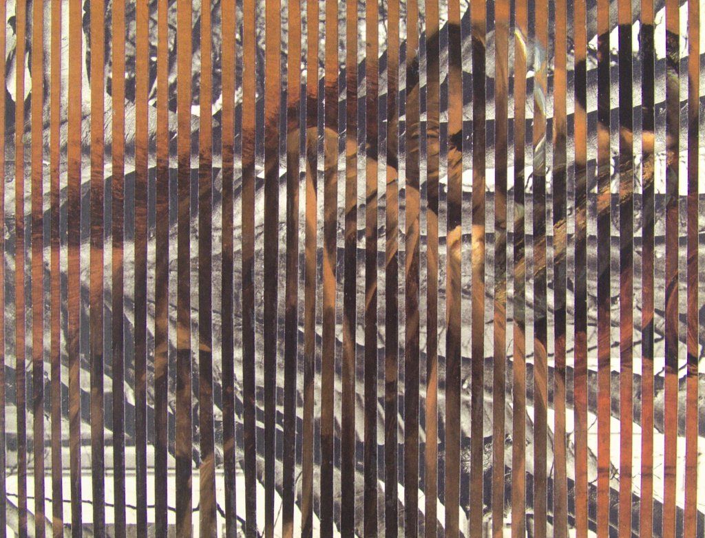 Collage auf Ansichtskarte von Carsten Schneider. Katalognummer 293-a